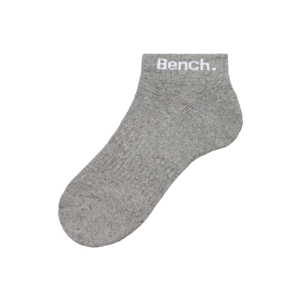 Bench. Sportsocken, (Packung, 12 Paar), Tennis Kurzsocken mit Halbfussfrottee