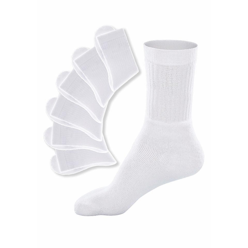 Go in Tennissocken, (Packung, 6 Paar), mit geripptem Schaft