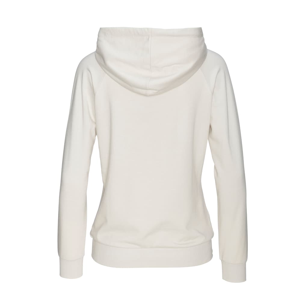 LASCANA Hoodie, mit Statement Druck, Loungeanzug
