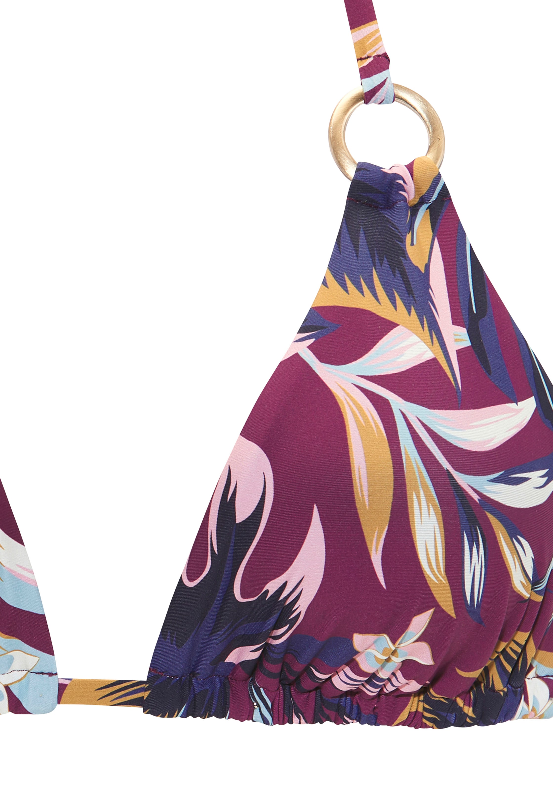 LASCANA Top bikini triangle »Odetta« im floralen Design
