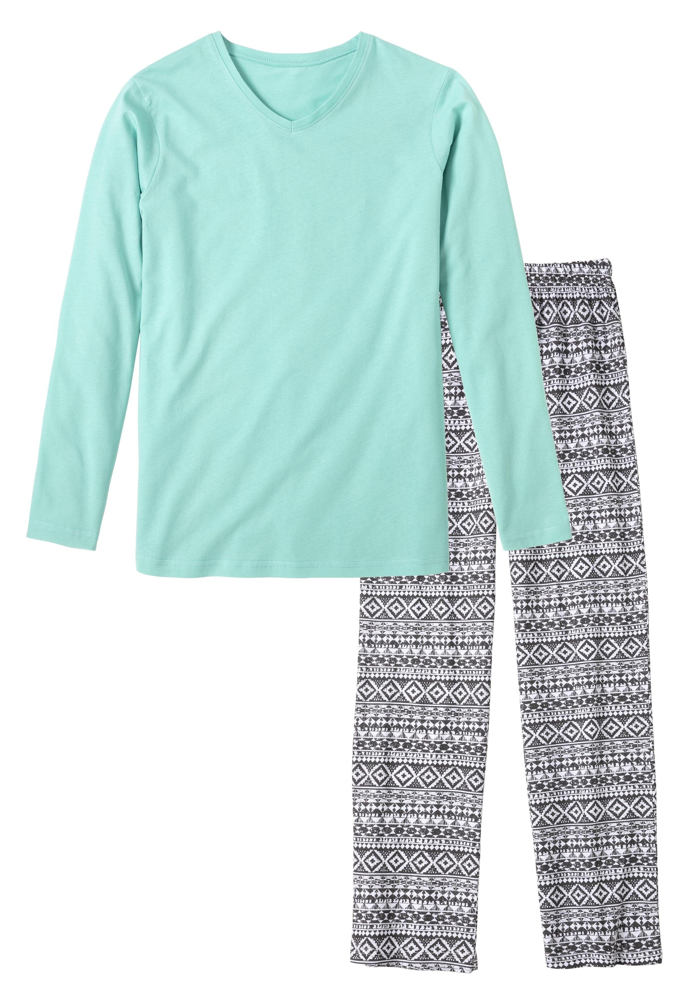 Buffalo Pyjama 1 Stück, 2 tlg. mit cool bedruckter Hose