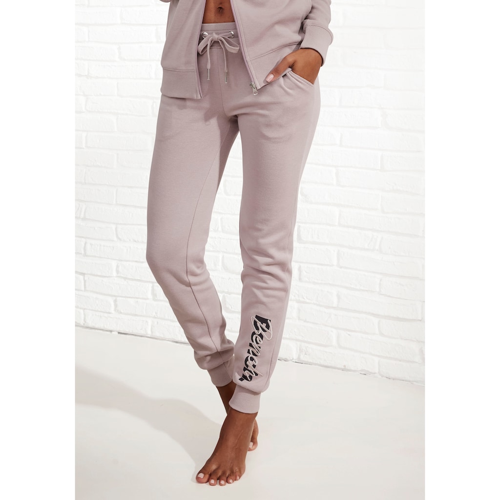 Bench. Loungewear Sweatpants, mit Logodruck und Stickerei, Loungewear