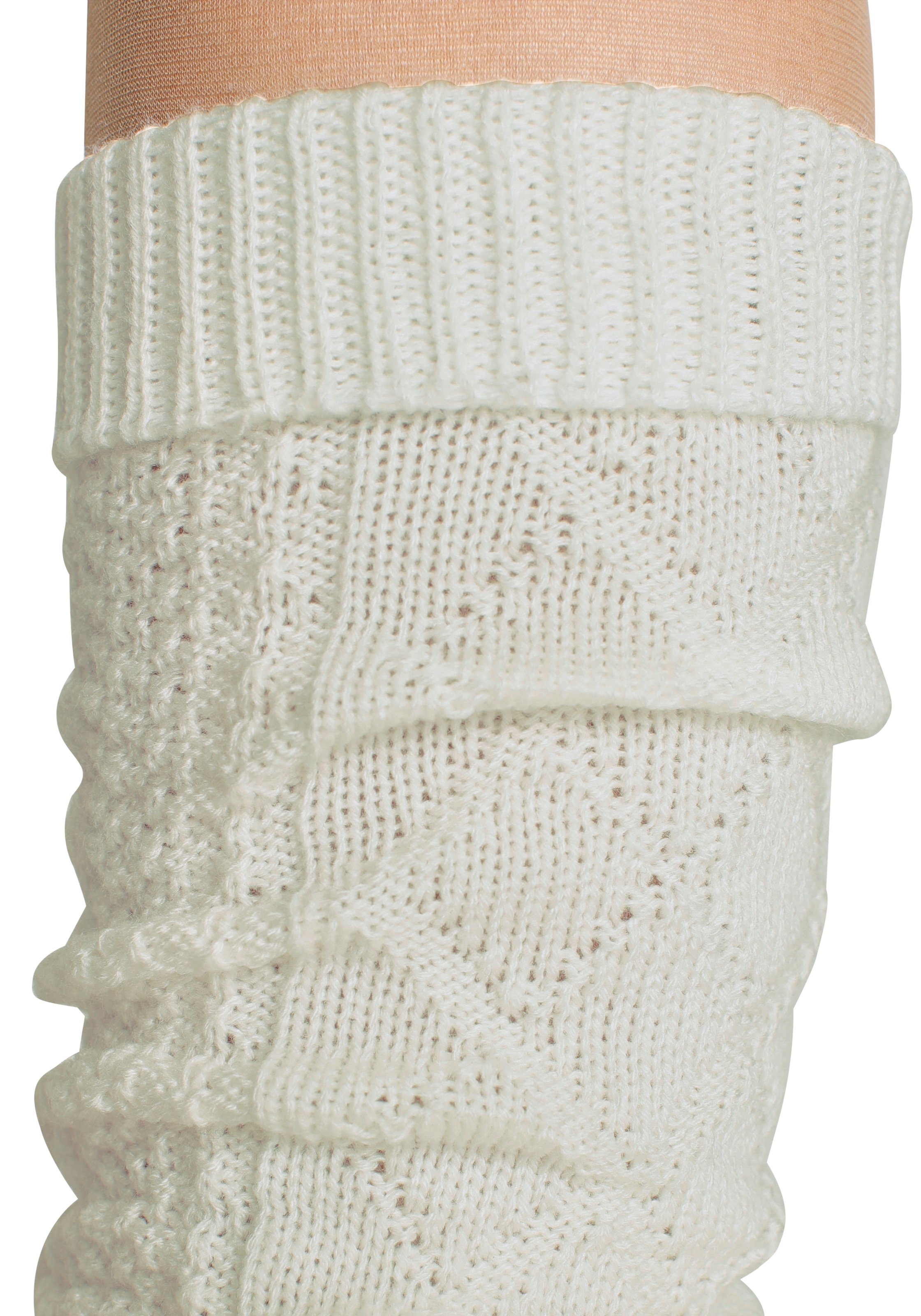 Lavana Stulpensocken Packung, 2 Stk. tlg. mit Zopfstrickmuster