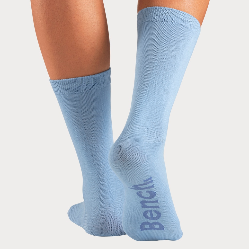 Bench. Socken, (Dose, 4 Paar), mit farbigen Innenbündchen, sortiert in edler Geschenkdose