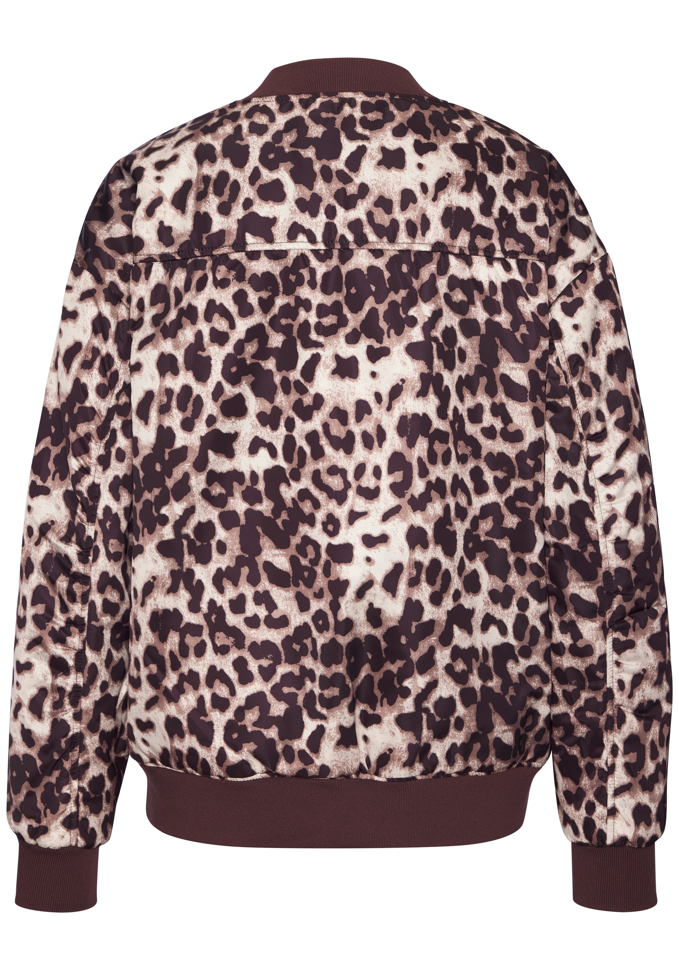 Buffalo Wendejacke mit Uni/Leoprint, Bomberjacke, modisch