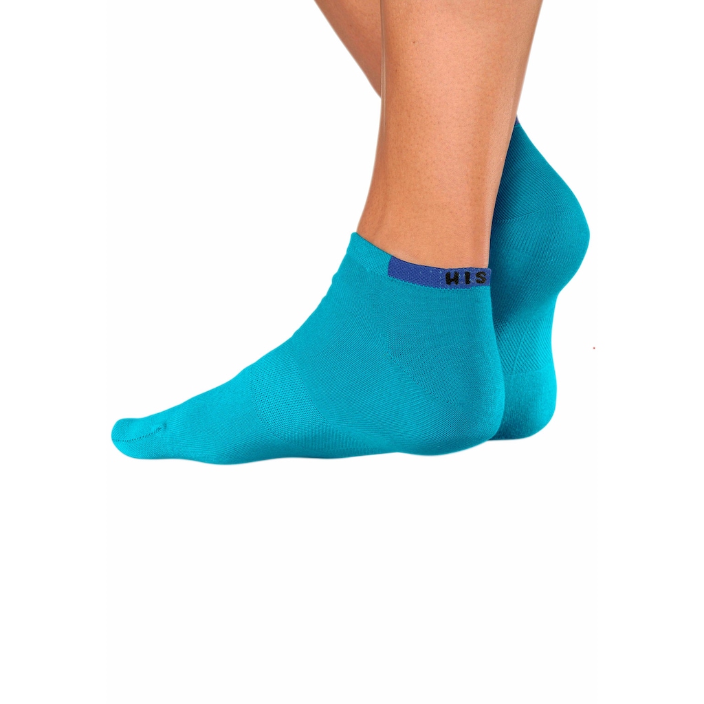 H.I.S Sneakersocken, (Packung, 10 Paar), mit verstärkten Belastungszonen