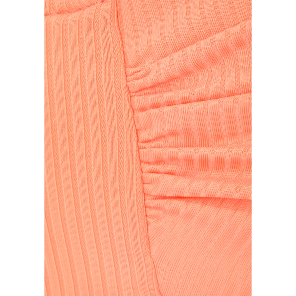 Venice Beach Bandeau-Bikini-Top »Lucky«, aus gerippter Strukturware