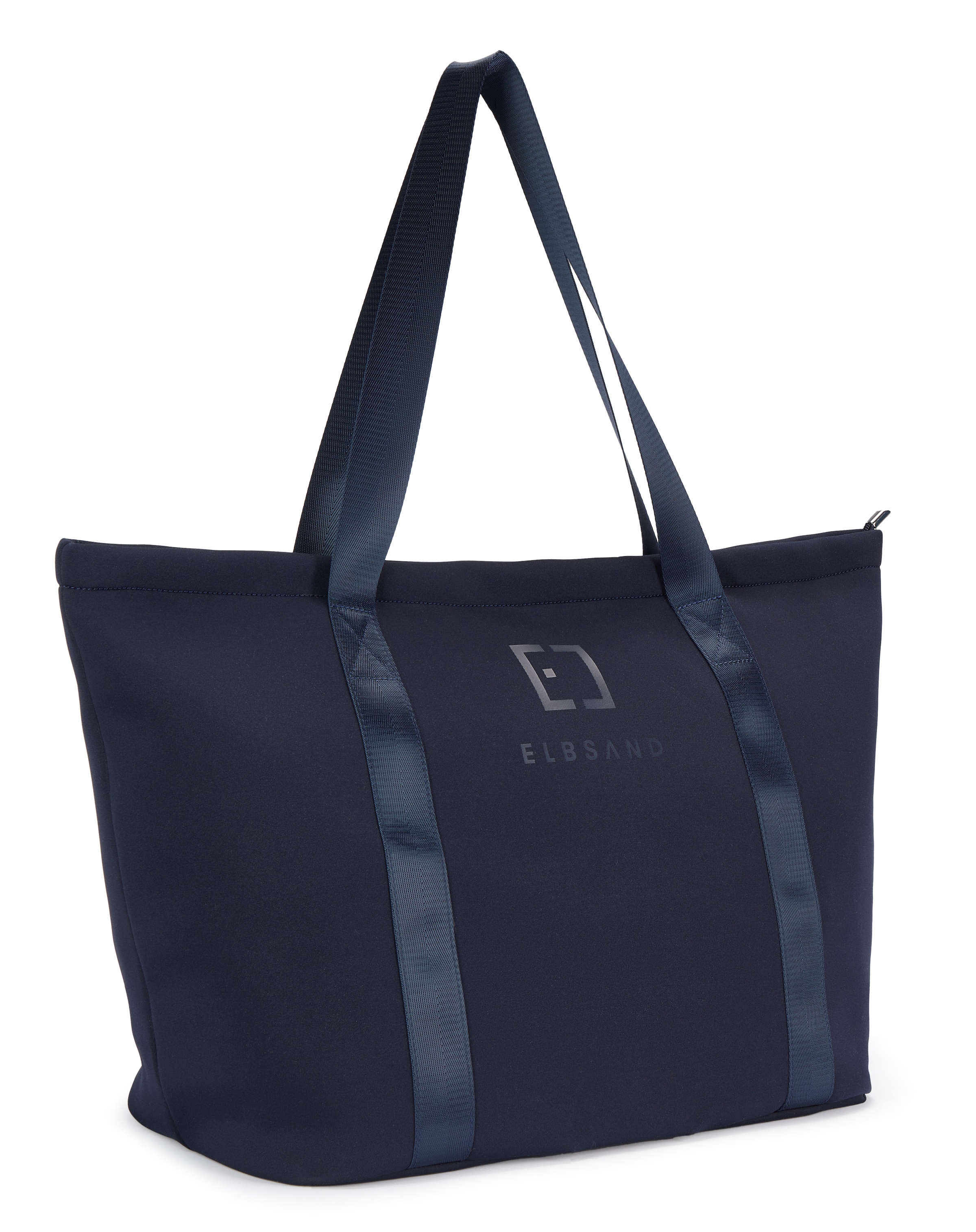 Elbsand Shopper »Schultertasche, Henkeltasche, Sommertasche, Strandtasche, Badetasche« NEU Einkaufstasche, grosse Handtasche im modischen Neopren-Look VEGAN