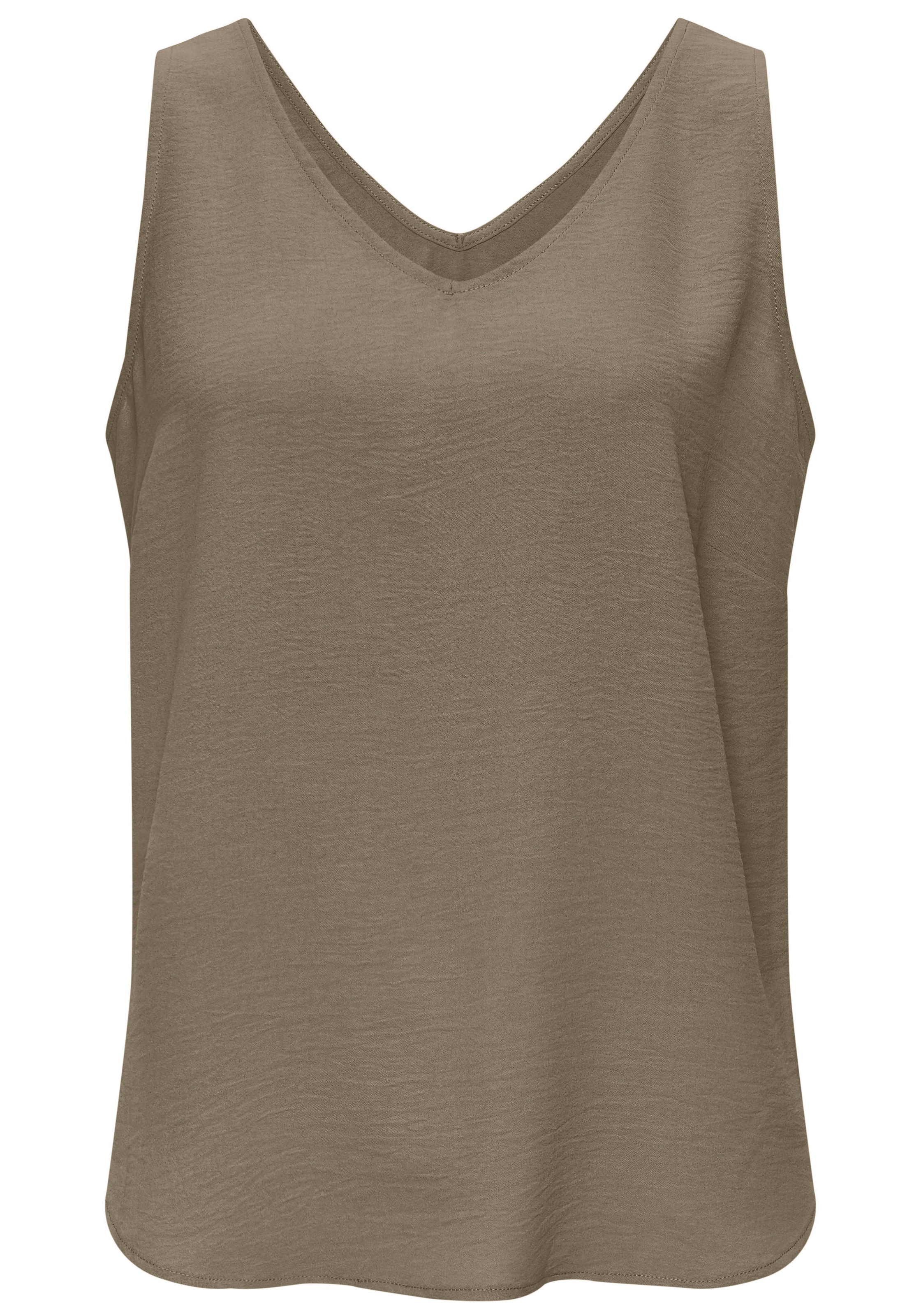 Vivance Blusentop, mit V-Ausschnitt, Basic, Damentop