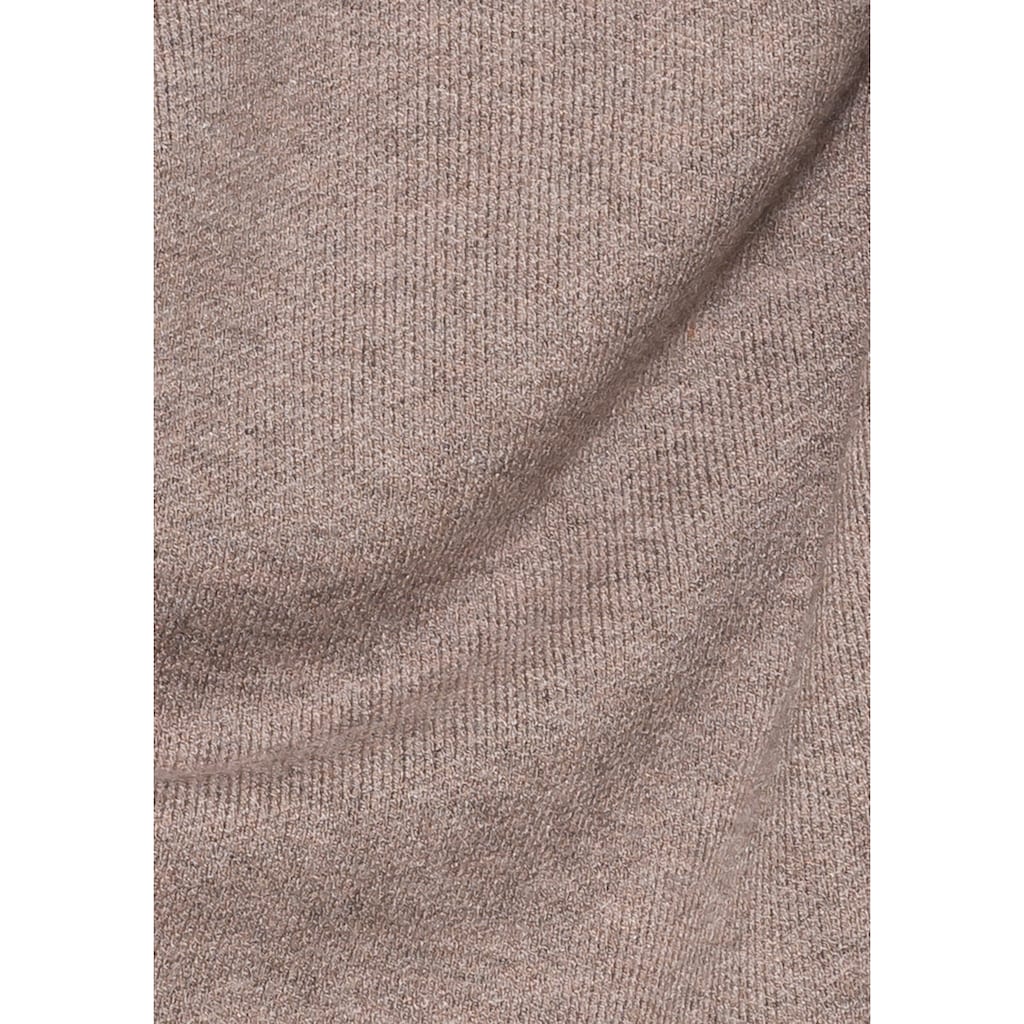 Elbsand Hoodie, Strickpullover mit eingestricktem Logo, Loungewear