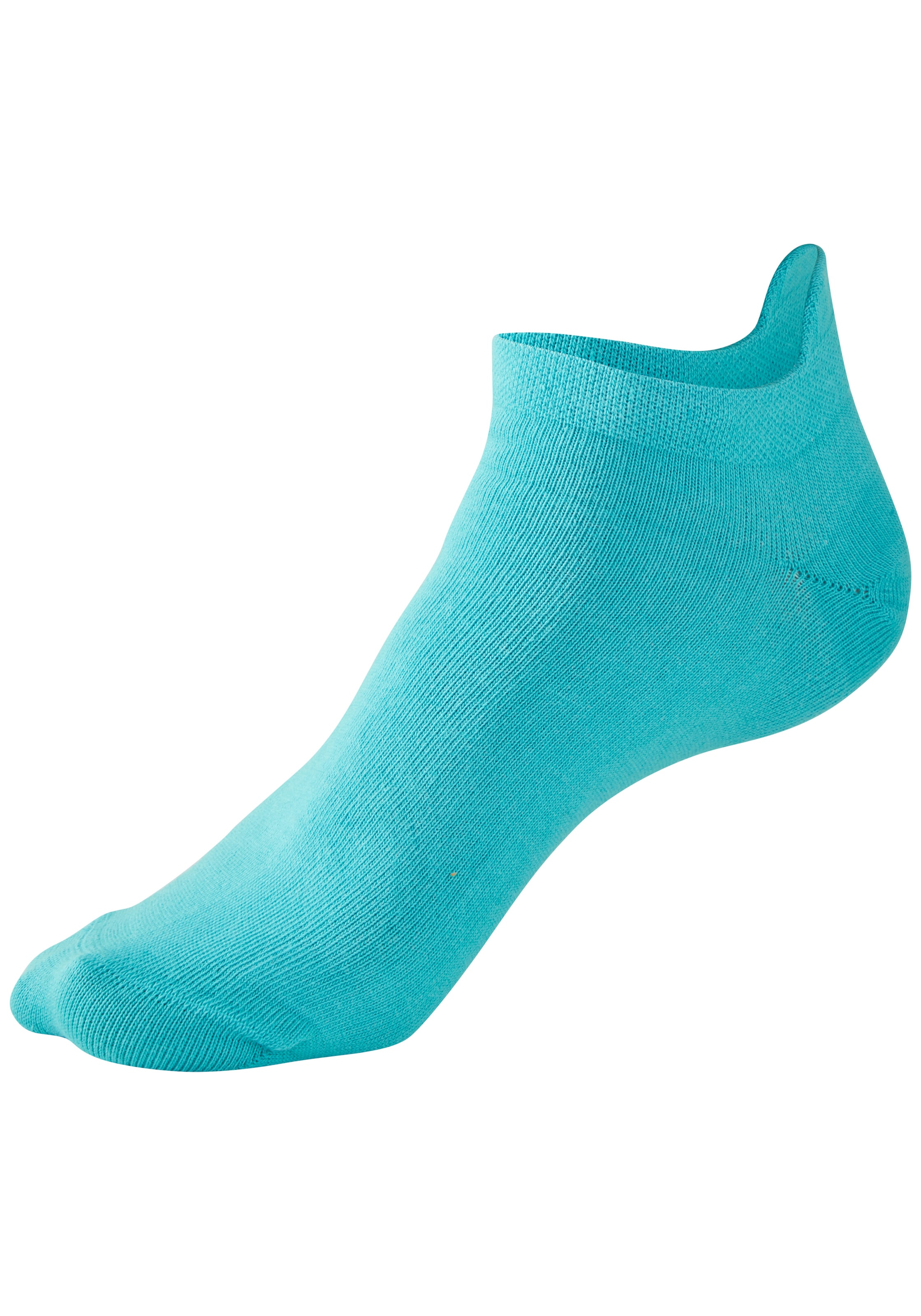 LASCANA Chaussettes de baskets »für Damen mit eingestricktem Markenlogo« Boîte, Boîte, 7 Couple tlg. dans une jolie boîte cadeau