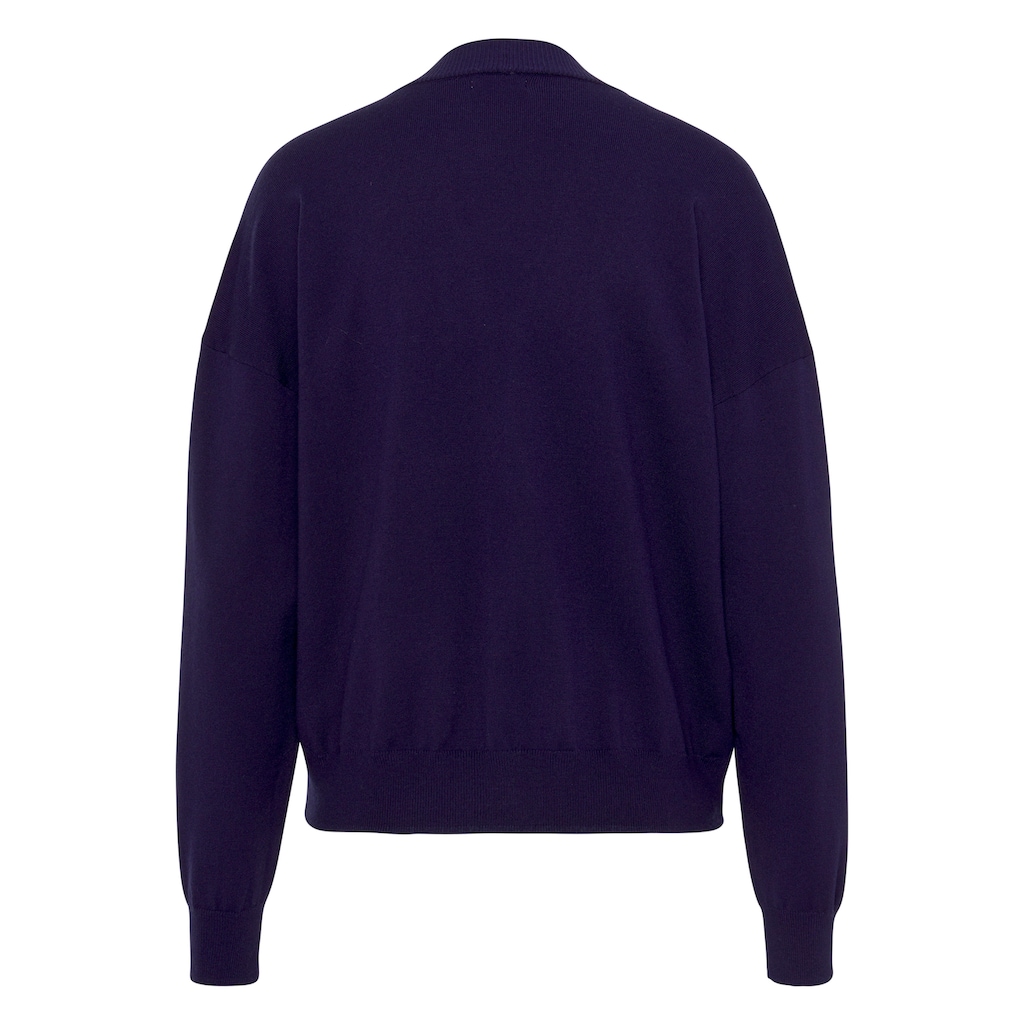 LASCANA Strickjacke, in kurzer Form, Loungewear