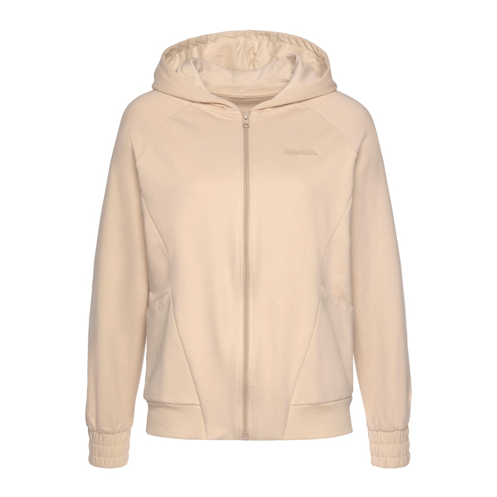Bench. Loungewear Kapuzensweatjacke, mit sportlichen Teilungsnähten, Loungeanzug