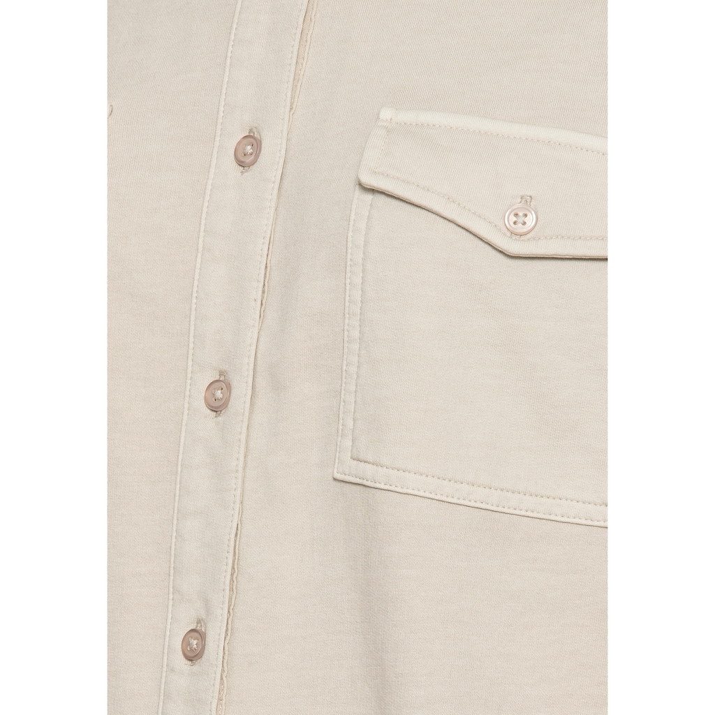 Buffalo Blusenshirt, Loungeshirt im Used-Look, Loungewear