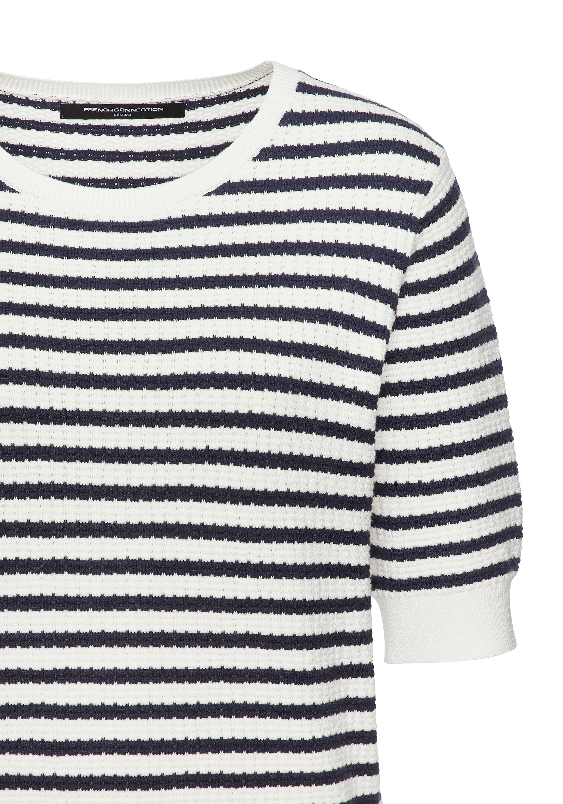 French Connection T-shirt T-shirt lounge manches courtes, en tricot structuré doux, vêtements d'intérieur