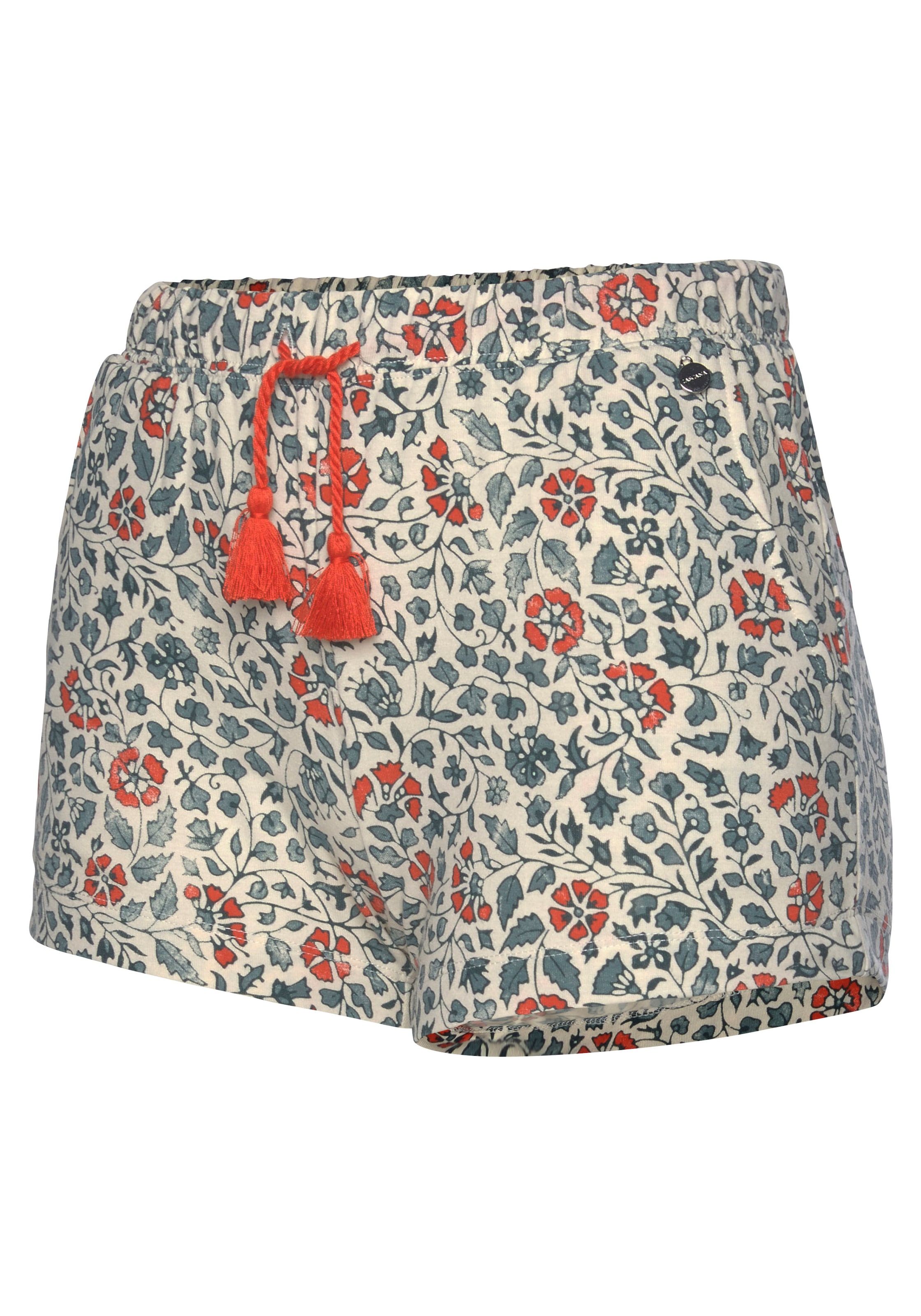 LASCANA Schlafshorts  im Blumen Allover-Druck