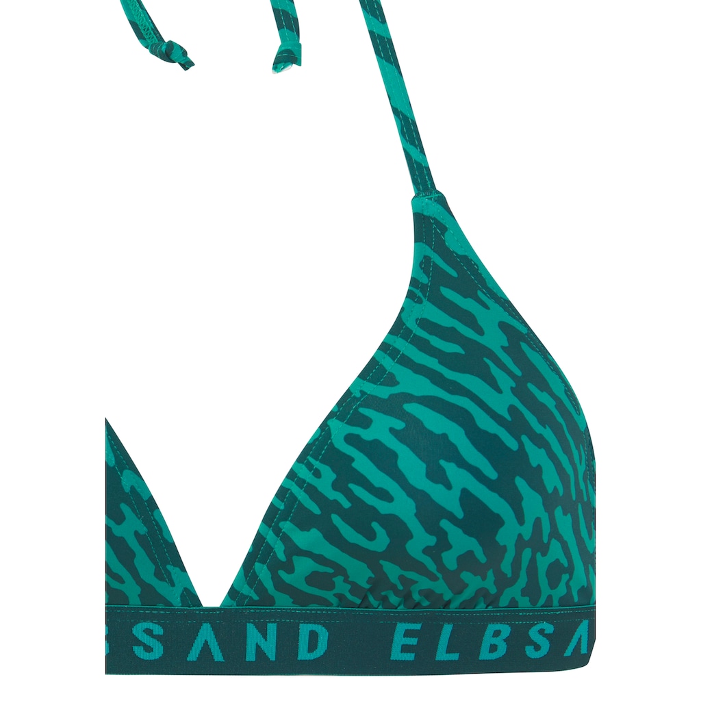 Elbsand Triangel-Bikini, mit Markenschriftzug
