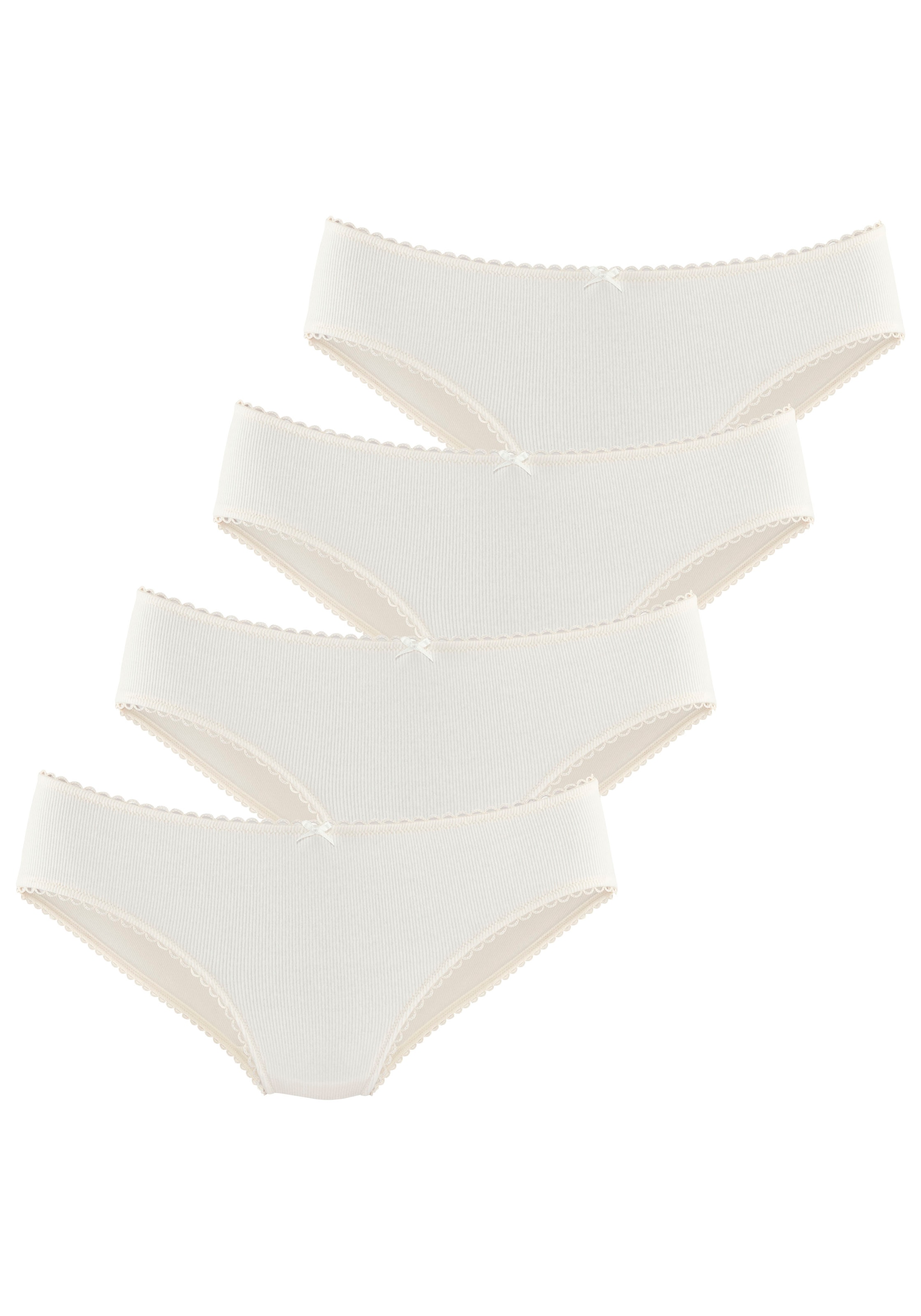 Vivance Jazz-Pants Slips Packung, 4 Stk. aus weicher Baumwoll-Qualität