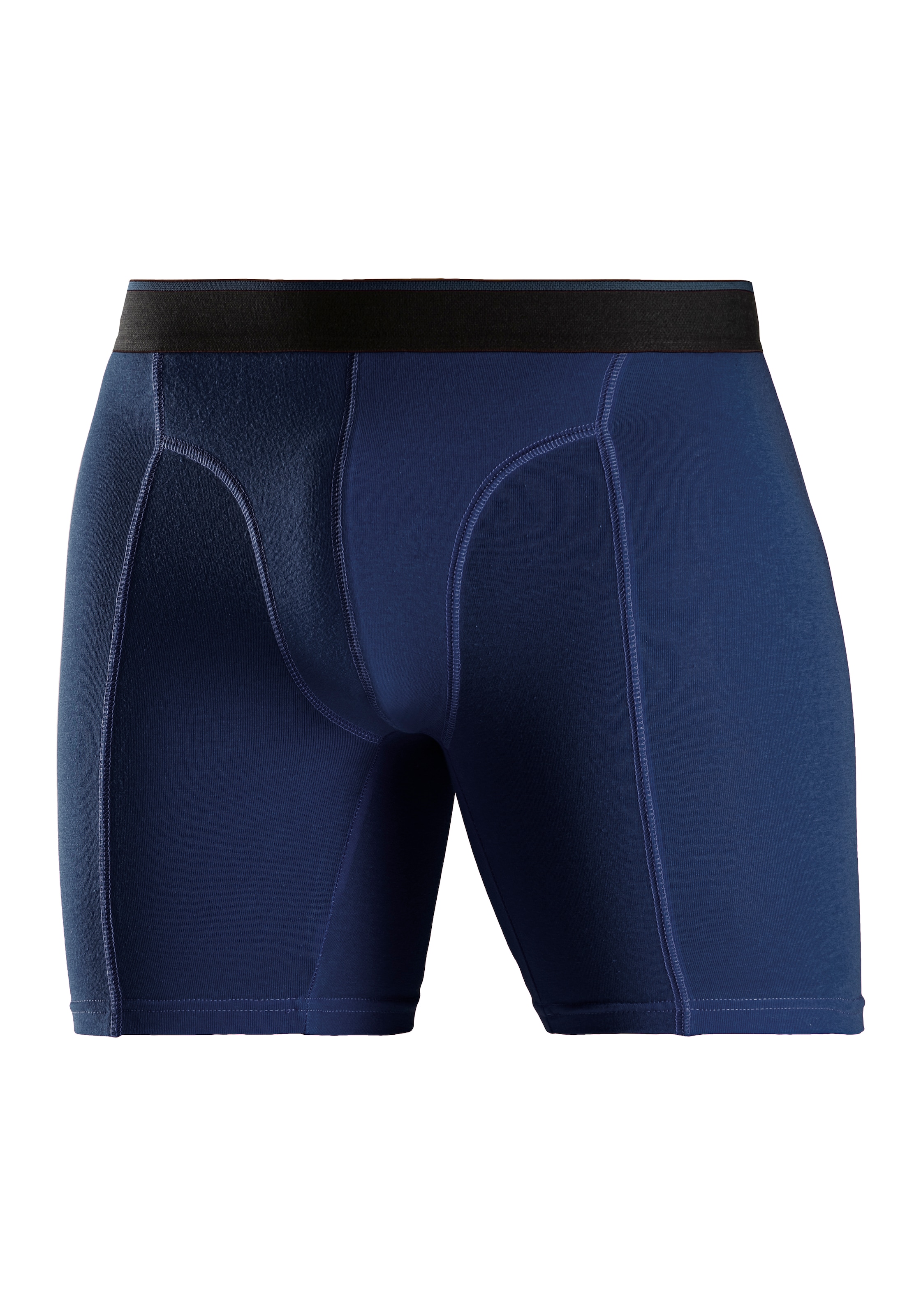 AUTHENTIC LE JOGGER Langer Boxer Packung, 5 Stk. tlg., mit zweifarbigem Webbund und längerem Bein