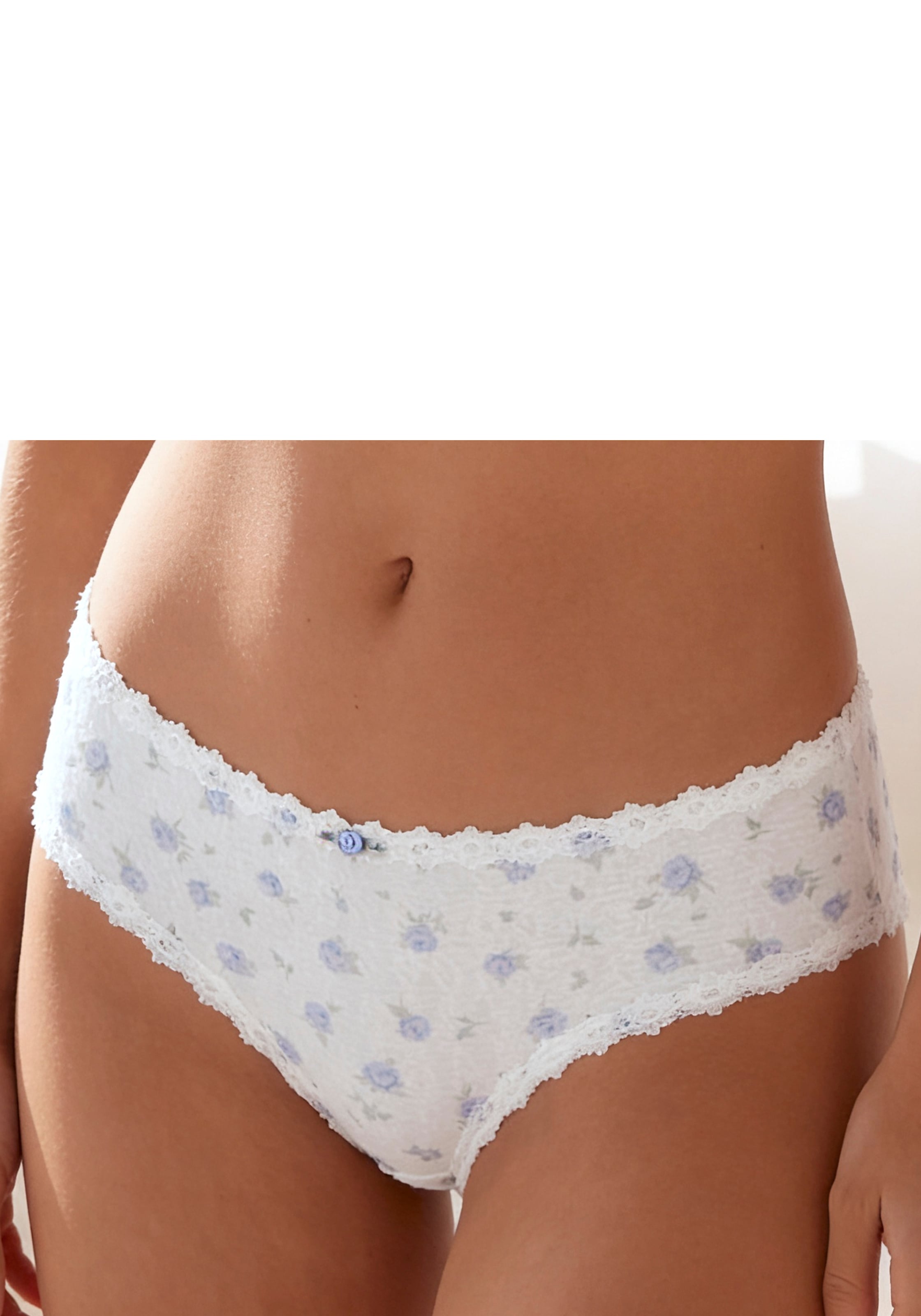 Vivance Panty »Rosali« en matière douce avec joli motif floral