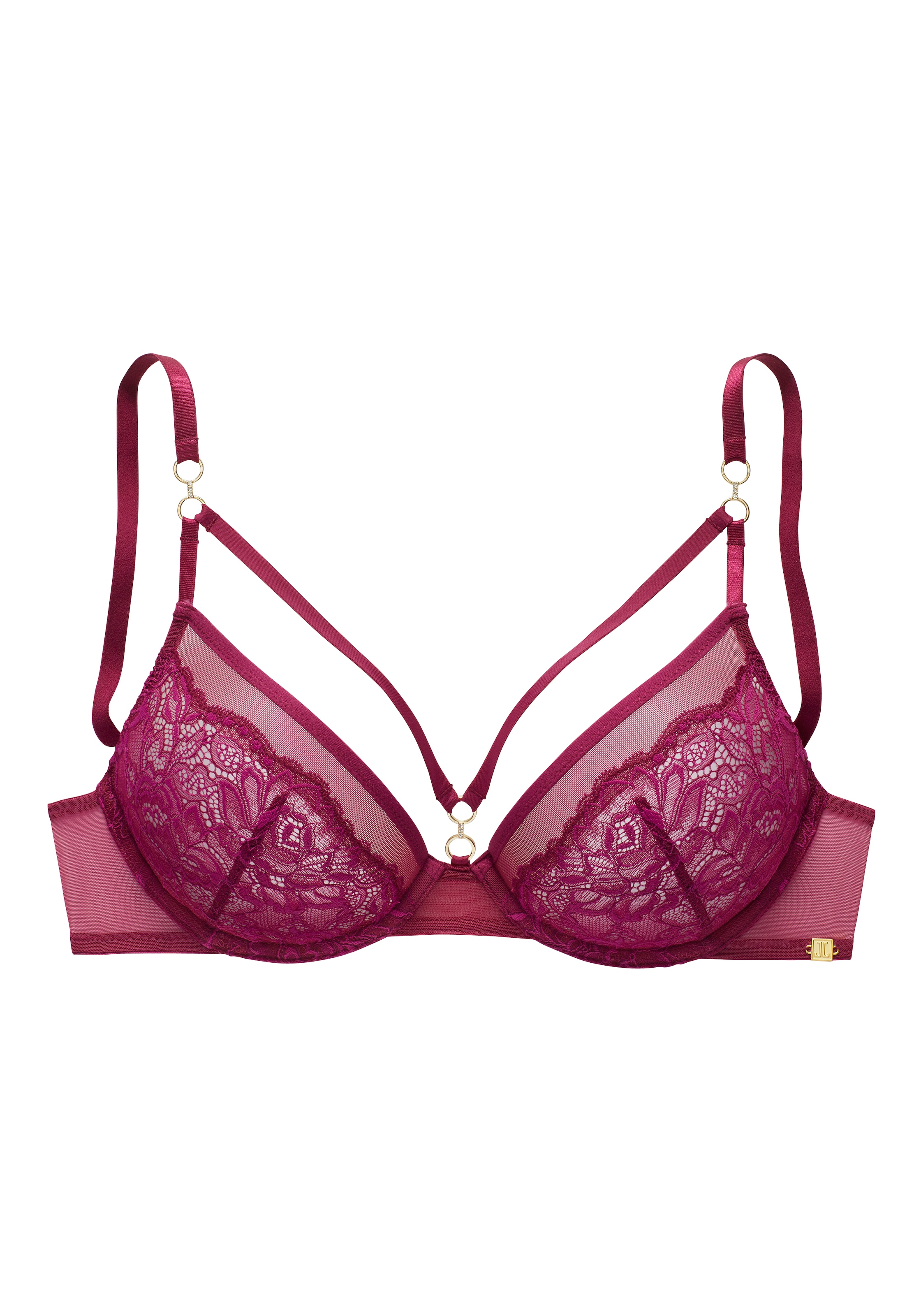 JETTE Bügel-BH, mit aufregenden Ring- und Bänderdetails, sexy Dessous, Reizwäsche