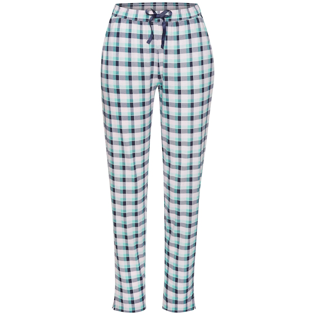 s.Oliver Pyjamahose, mit schönem Allover-Print