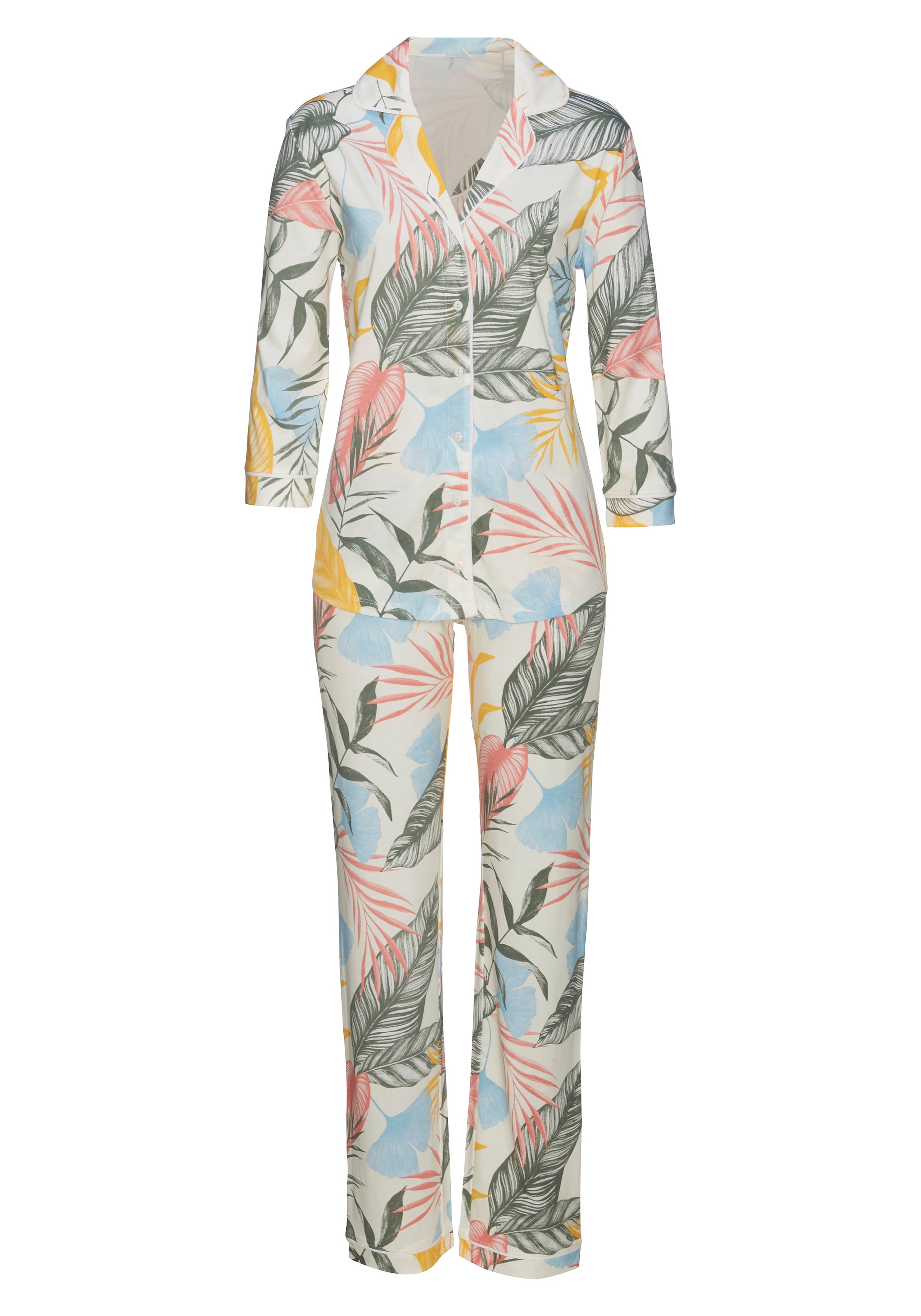 Vivance Dreams Pyjama, mit floralem Druck