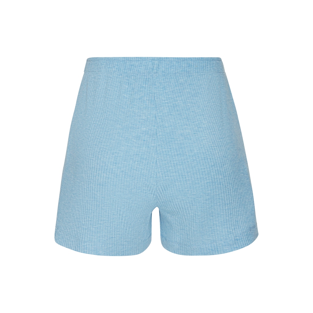 s.Oliver Pyjamashorts, in elastischer Rippware