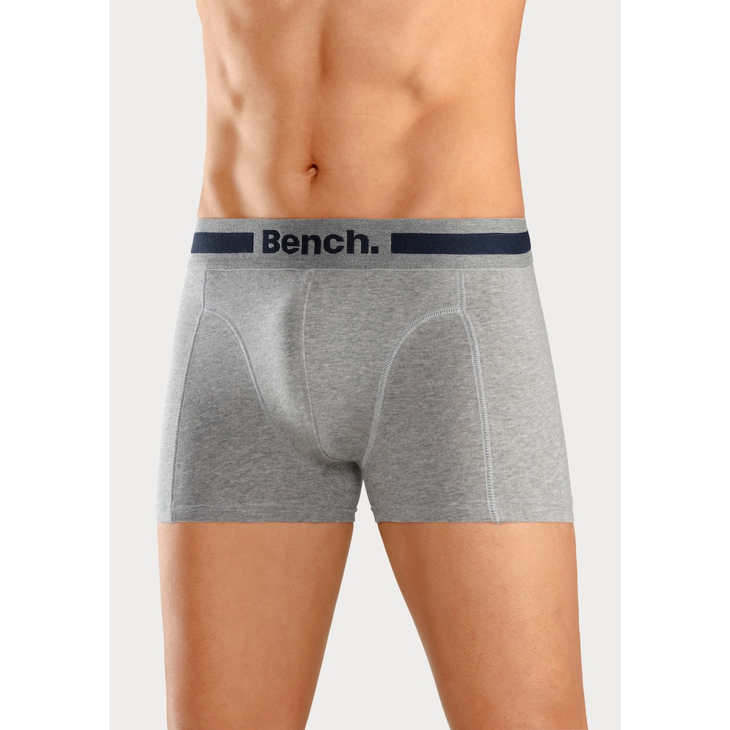 Bench. Boxer »Boxershorts für Herren«, (Packung, 4 St.), Unterhosen mit Overlock-Nähten vorn