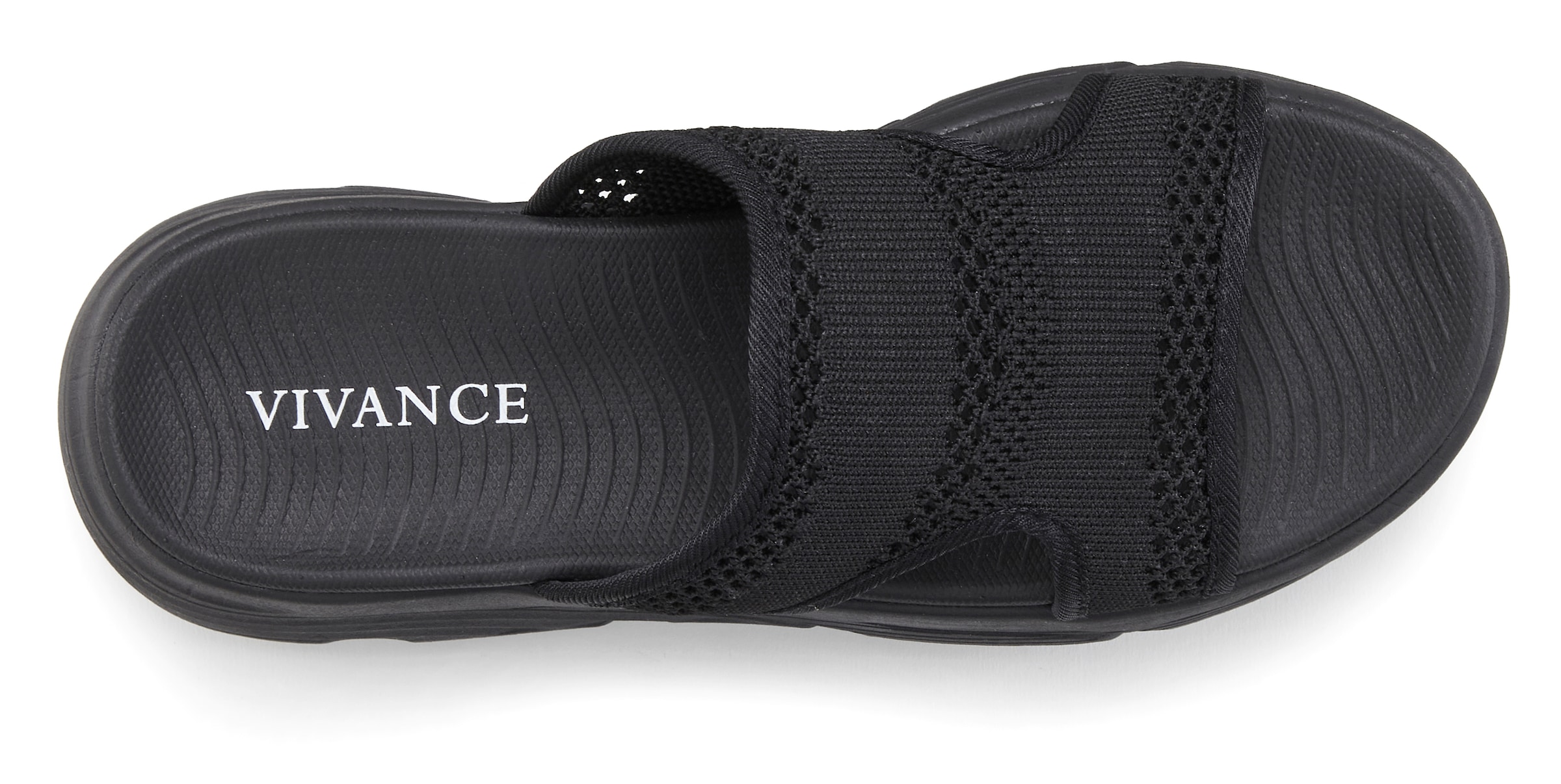 Vivance Pantolette, Mules, Sandale, offener Schuh mit modischer Chunky-Sohle VEGAN