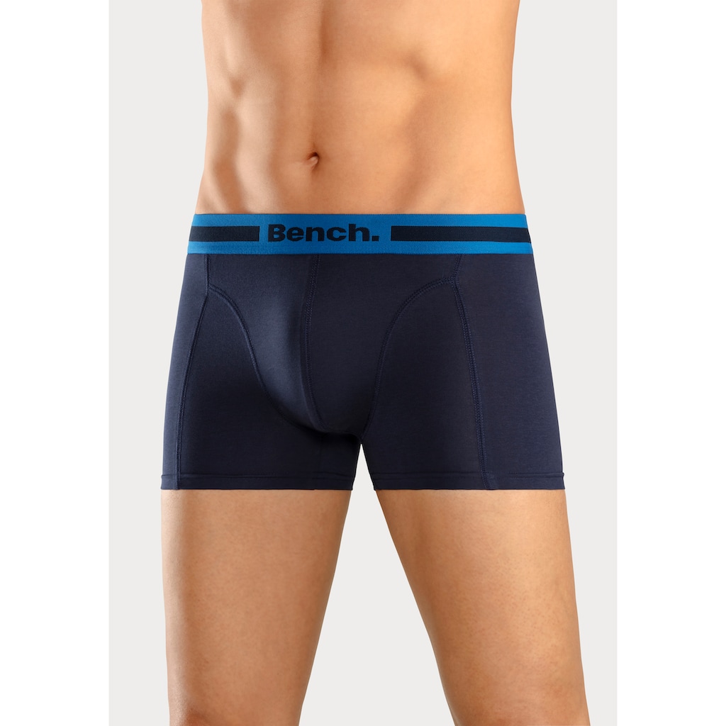 Bench. Boxer »Boxershorts für Herren«, (Packung, 4 St.), Unterhosen mit Overlock-Nähten vorn