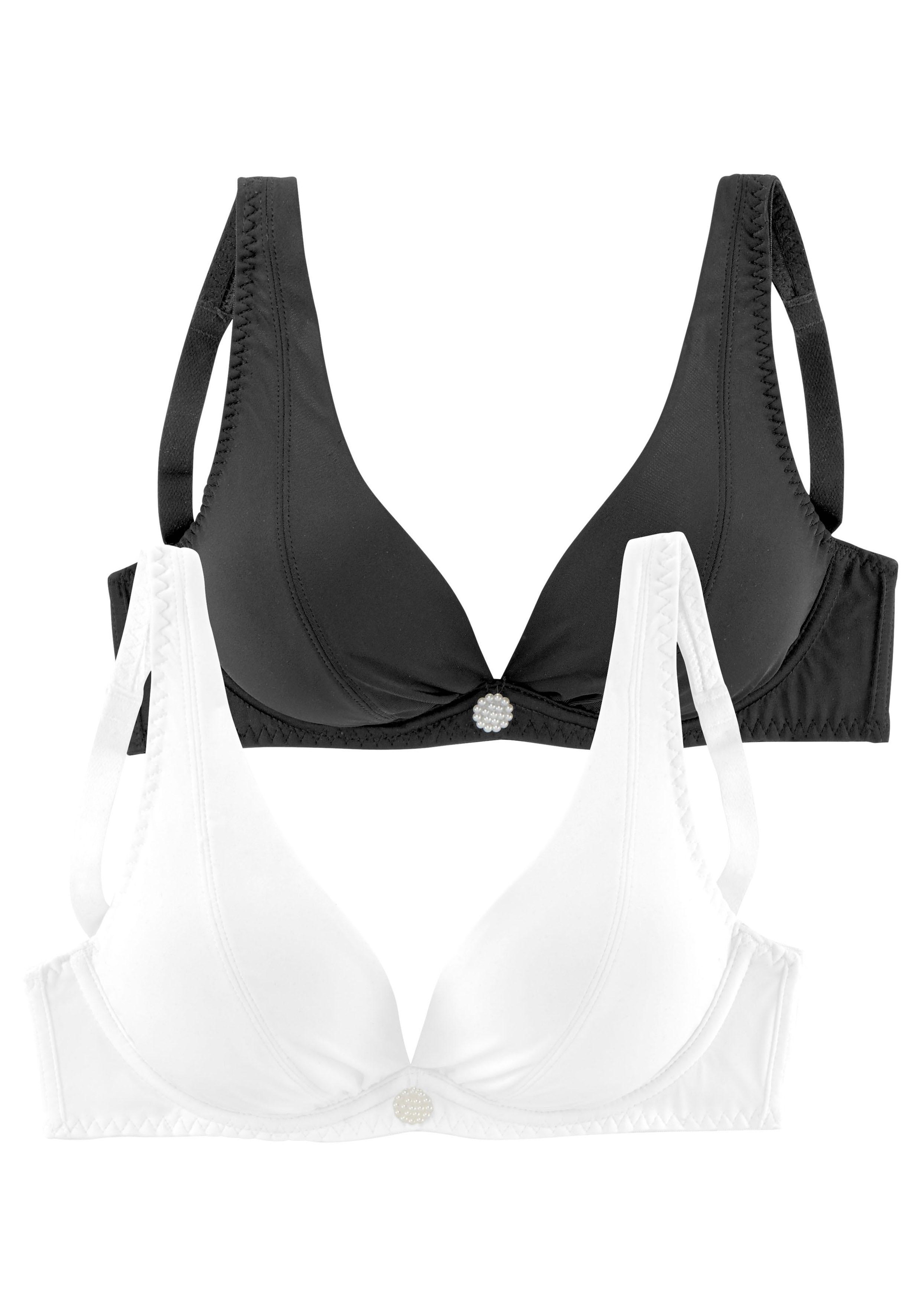 petite fleur by Lascana Bügel-BH Packung, für ein tiefes Dekolleté