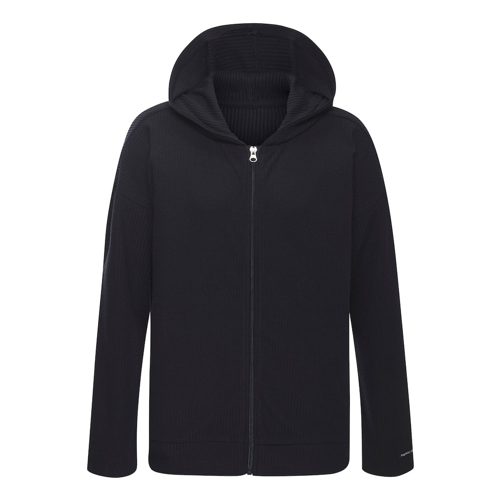 French Connection Sweatjacke, weiche Rippstruktur, Loungewear