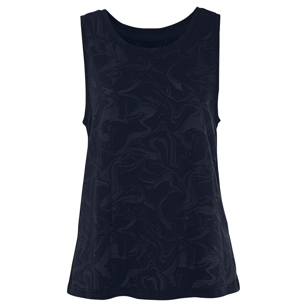 LASCANA ACTIVE Funktionsshirt, Sportshirt mit Rundhalsausschnitt und Logodruck