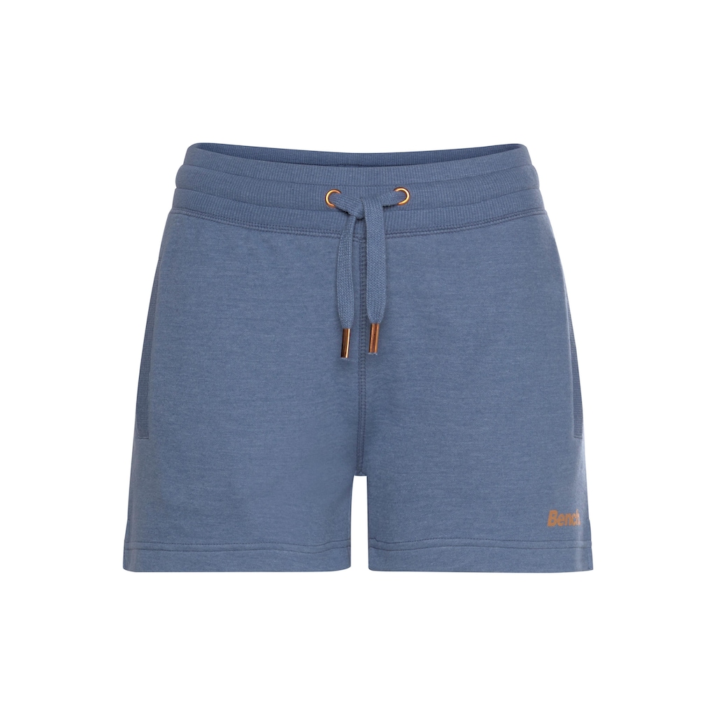 Bench. Loungewear Relaxshorts, Sweathose mit kurzen Seitenschlitzen und seitliche Taschen, Loungewear