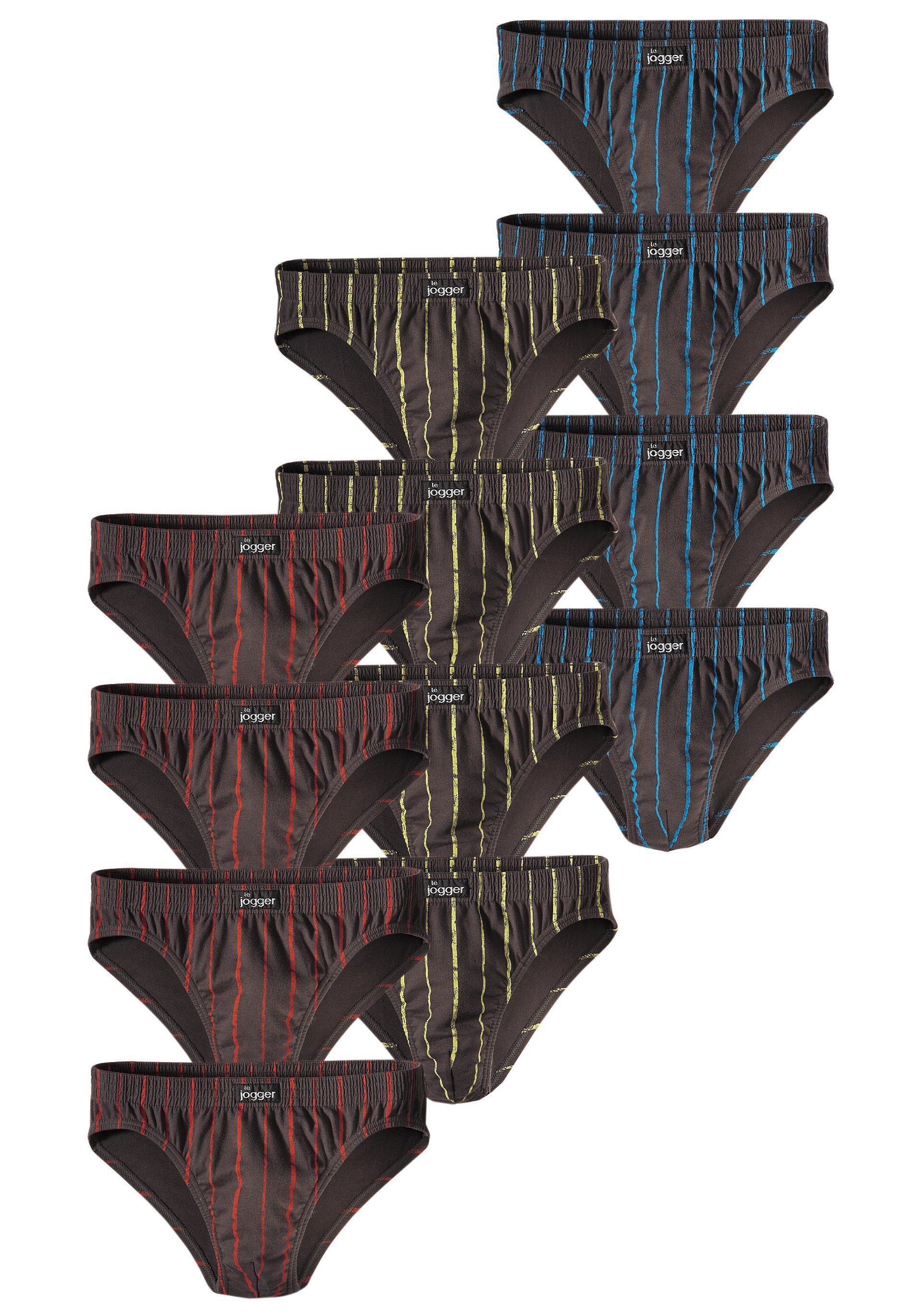 le jogger® Slip Packung, 12 Stk. sportive Slips im Sparpack