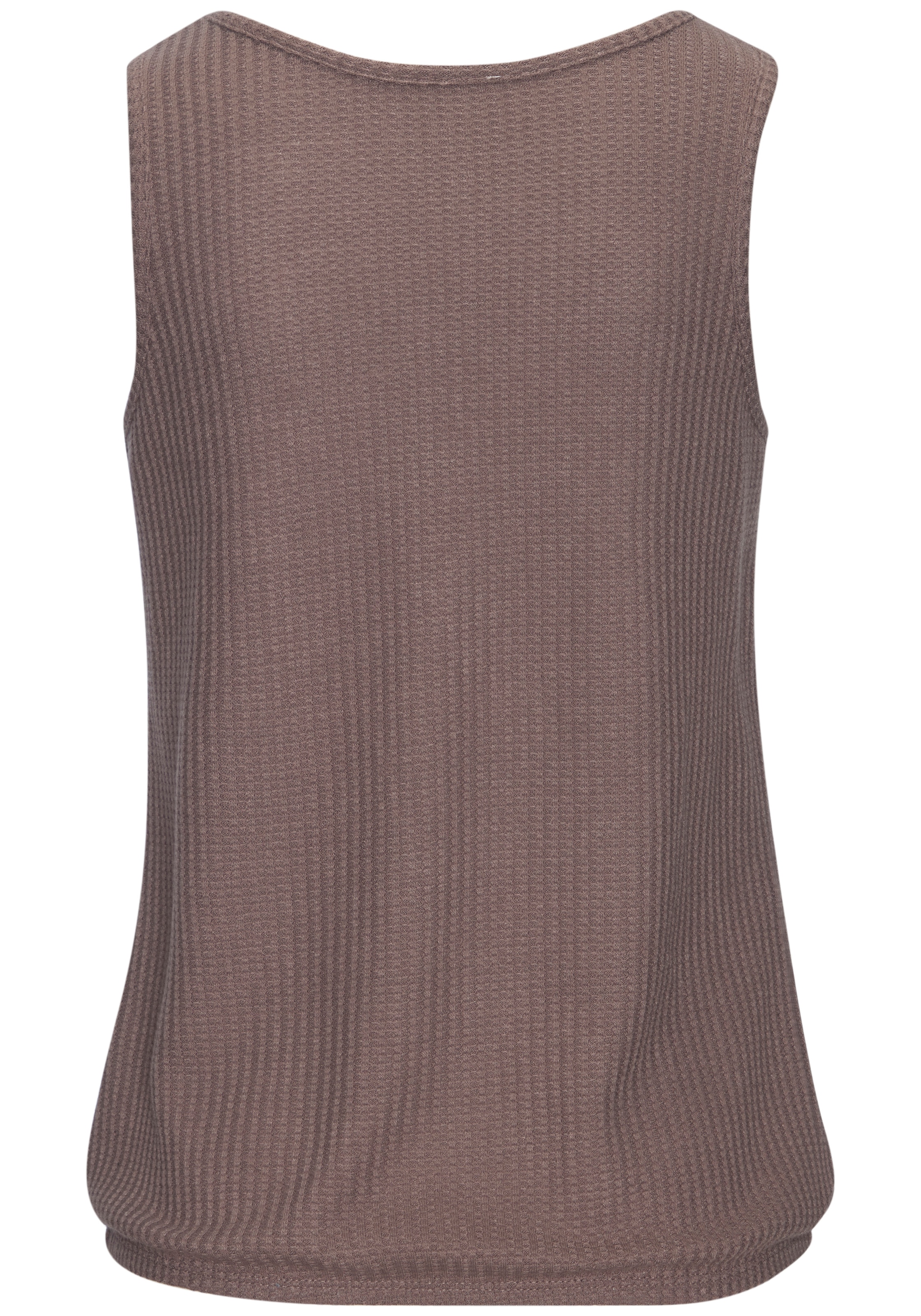 LASCANA Top à bretelles »mit Zierknopfleiste« aus weicher Piqué-Qualität