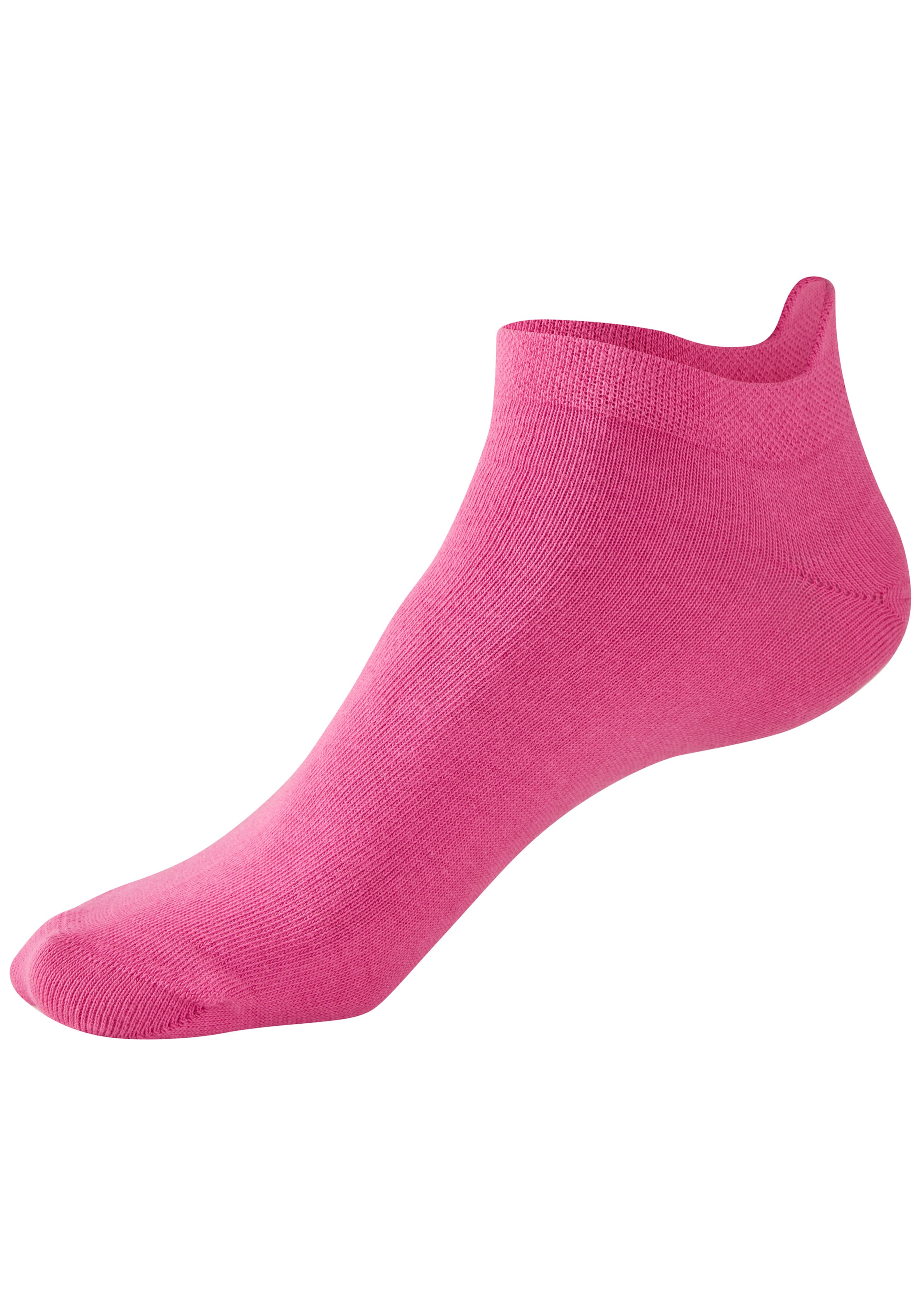 LASCANA Chaussettes de baskets »für Damen mit eingestricktem Markenlogo« Boîte, Boîte, 7 Couple tlg. dans une jolie boîte cadeau