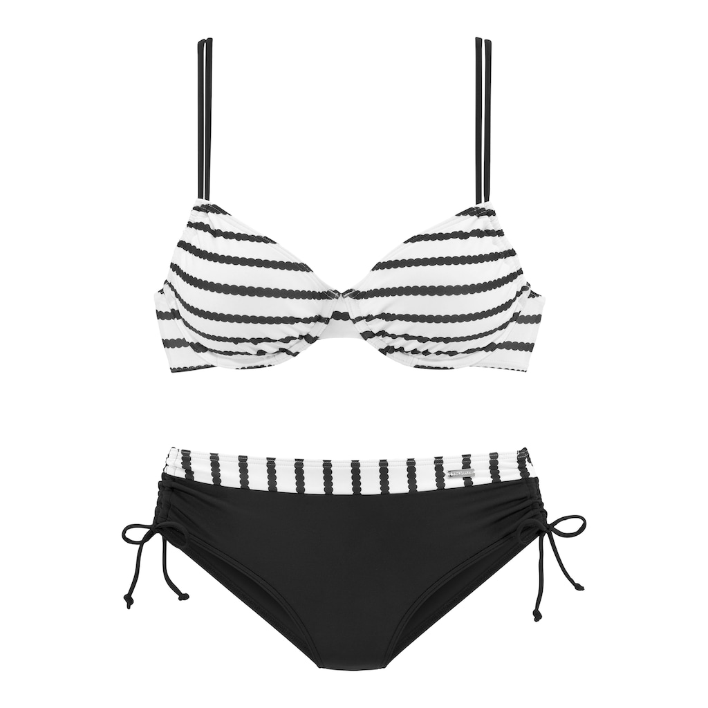 LASCANA Bügel-Bikini, mit höherer geschnittener Bikini-Hose