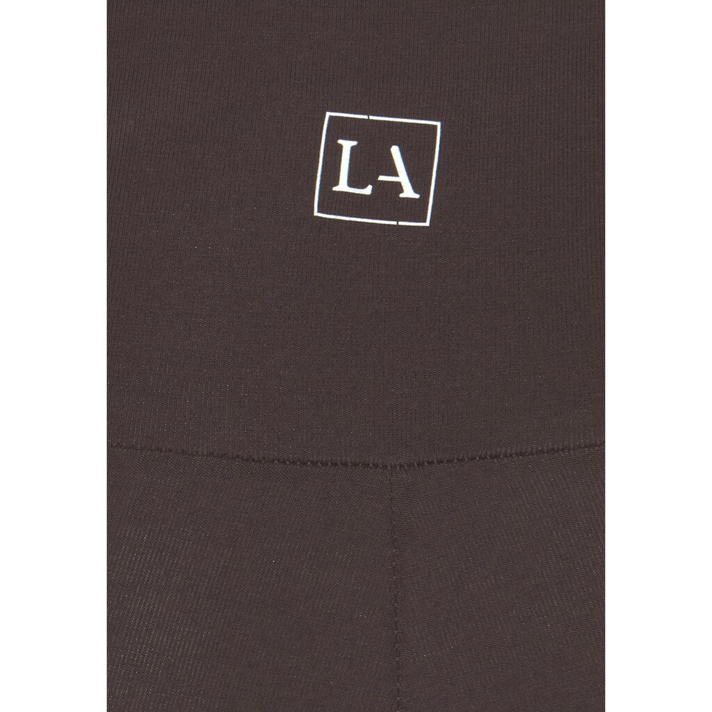 LASCANA Leggings, mit breitem Bündchen, Loungewear