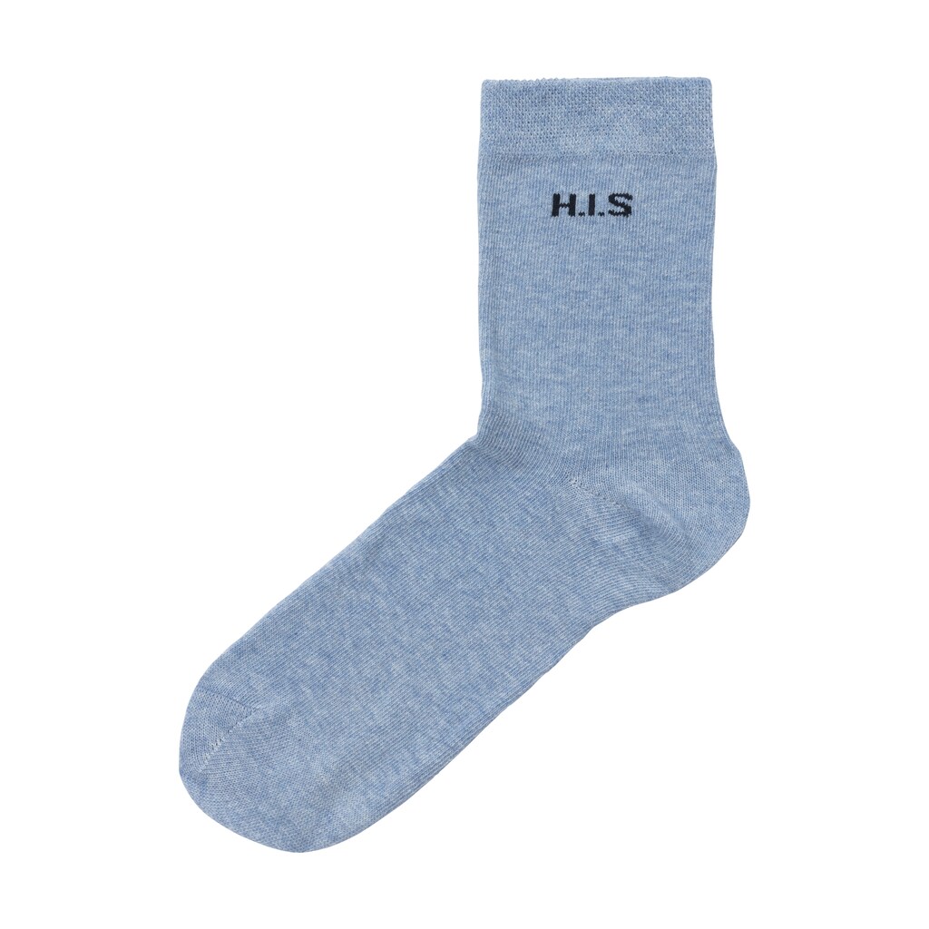 H.I.S Socken, (Packung, 4 Paar), ohne einschneidendes Bündchen
