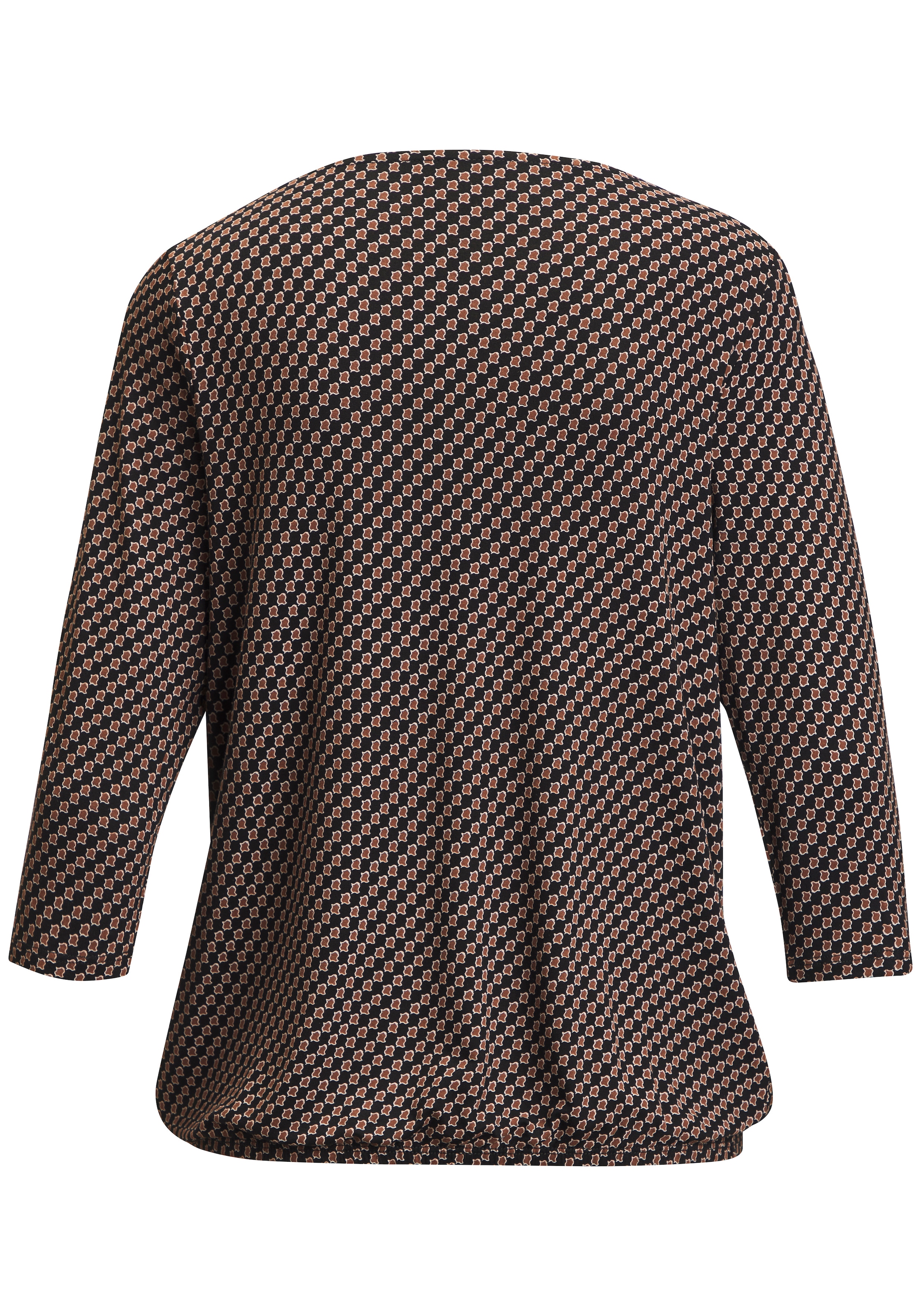 Vivance Rundhalsshirt »mit goldfarbenem Zierknopf am Ausschnitt« 2er-Pack,  aus weichem Viskose-Stretch