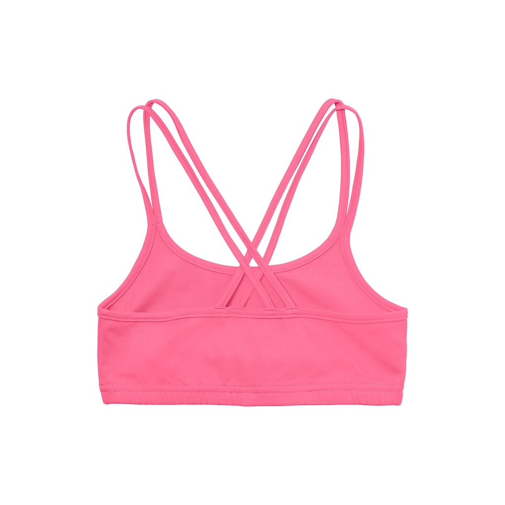 Bench. Bustier, uni und allover bedruckt in einer Packung