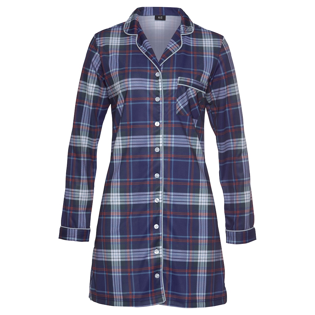 H.I.S Nachthemd, aus Flanell im Karo-Design