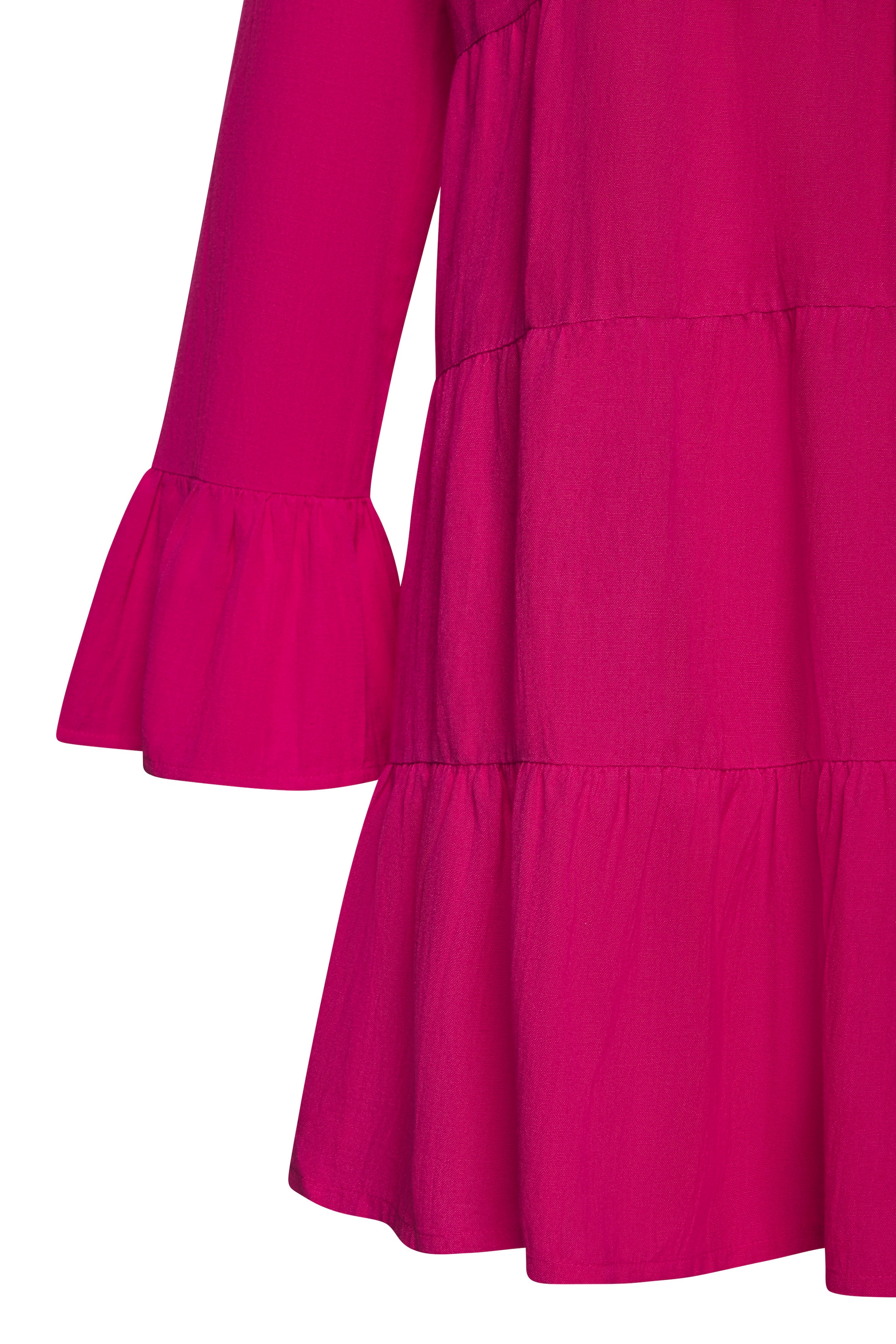 LASCANA Longbluse, mit modischen Volants