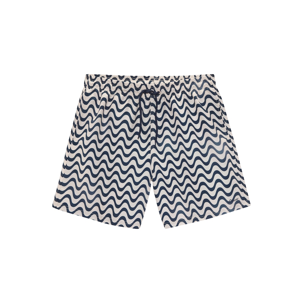 s.Oliver Badeshorts »Jeason«, im Wellendesign