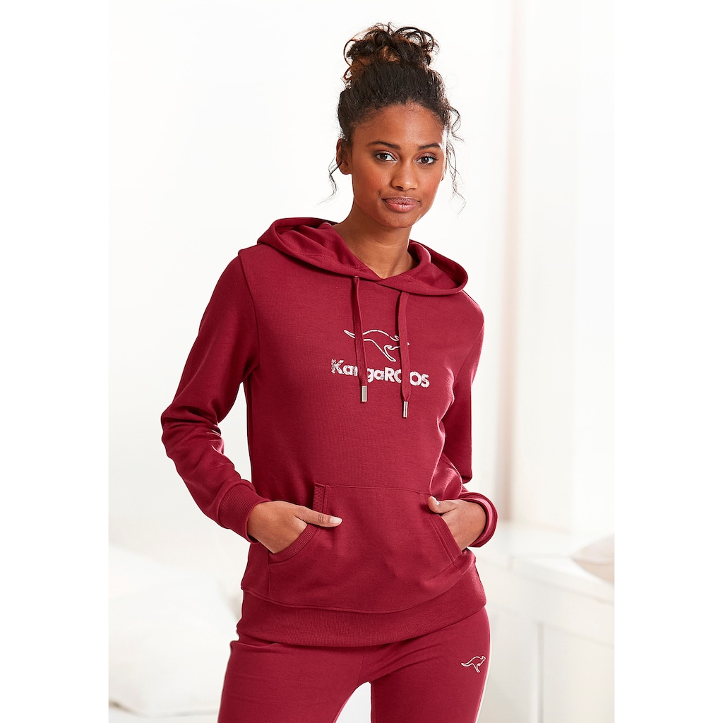 KangaROOS Hoodie, mit Kängurutasche, Loungewear, Loungeanzug