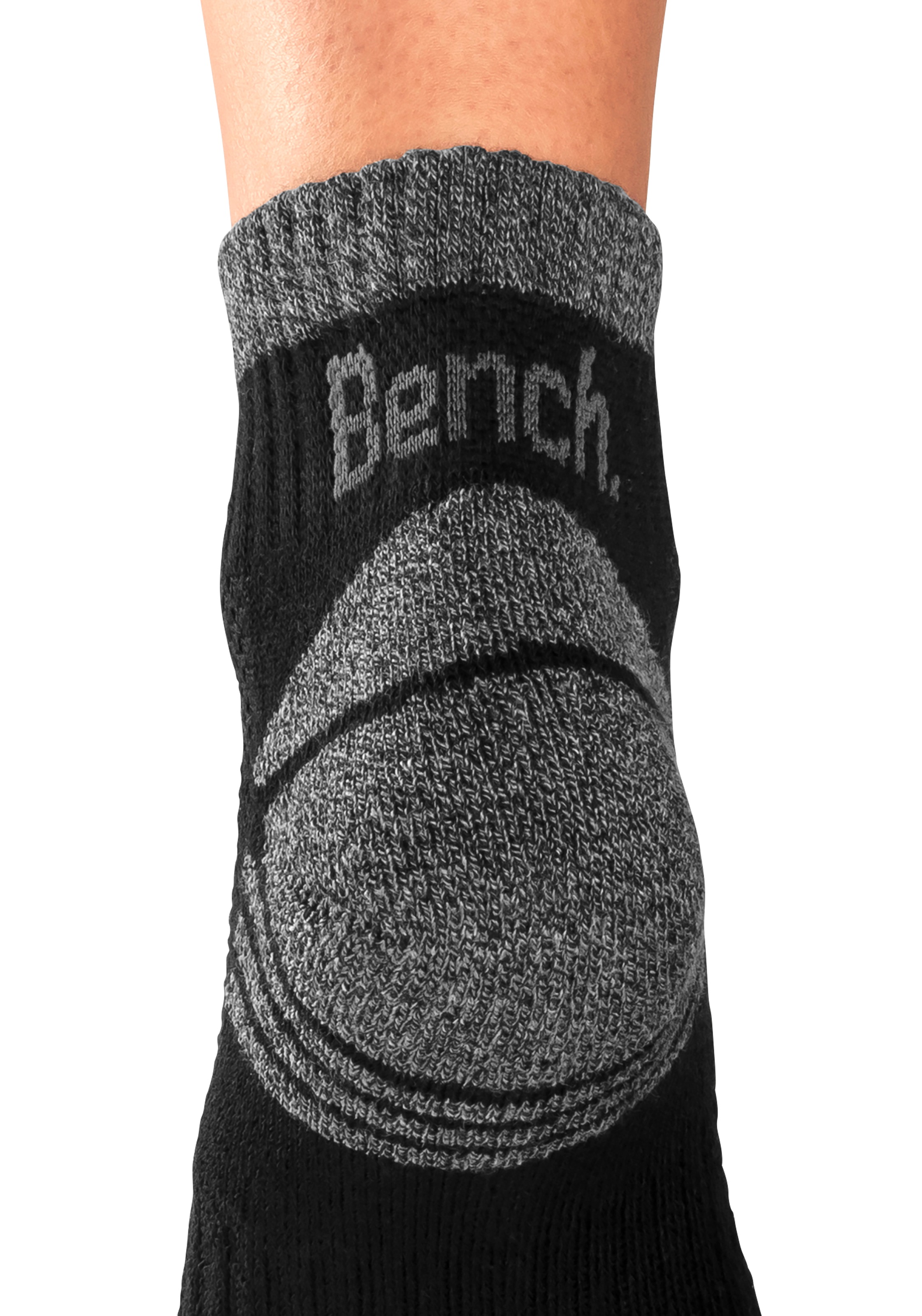 Bench. Kurzsocken Packung, 3 Stk. tlg. mit Mittelfussgummi und Pikee