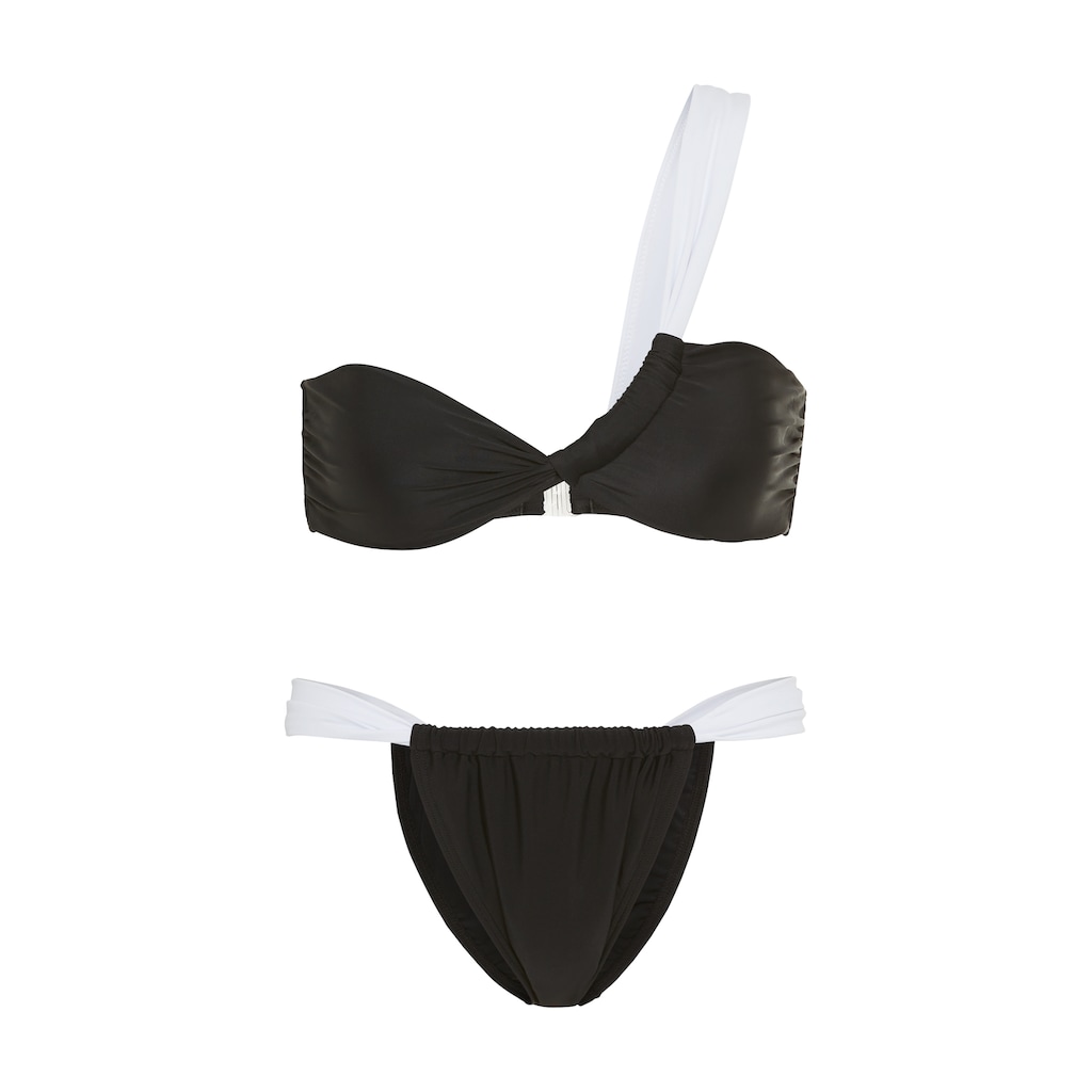LSCN by LASCANA Bandeau-Bikini, mit One-Shoulder