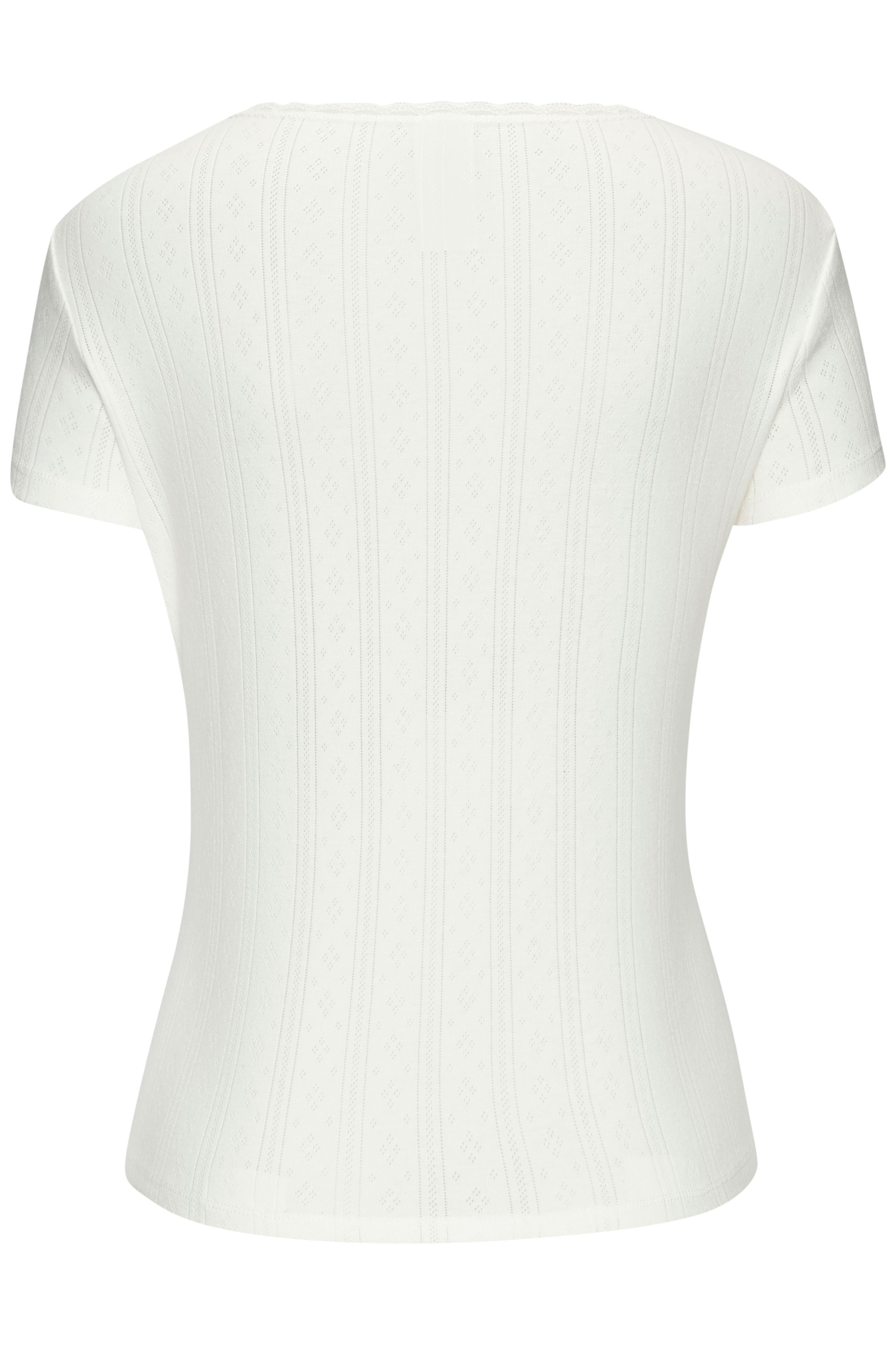 Vivance T-Shirt , aus weichem Pointelle-Strick mit Spitze
